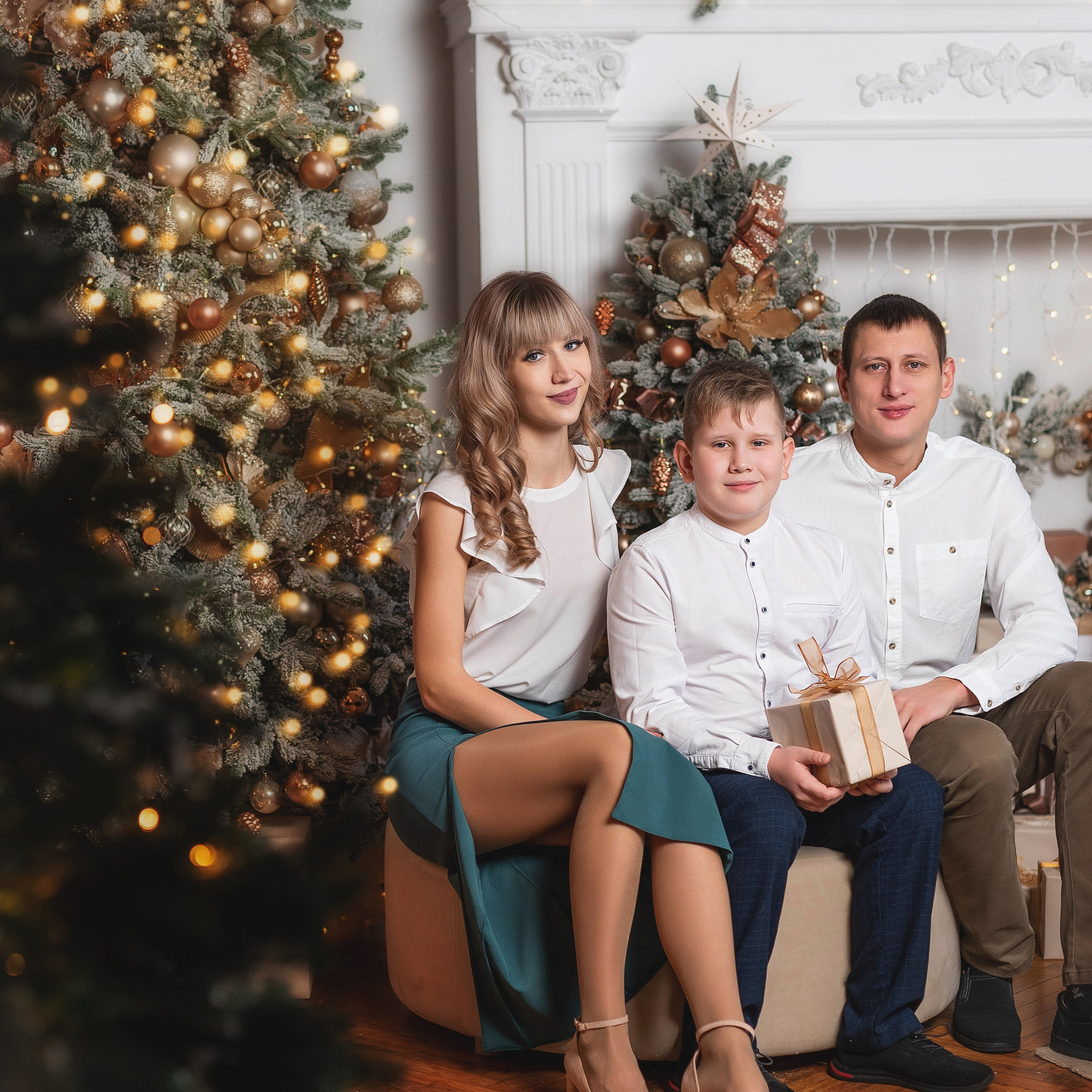 Семейная фотосессия в студии