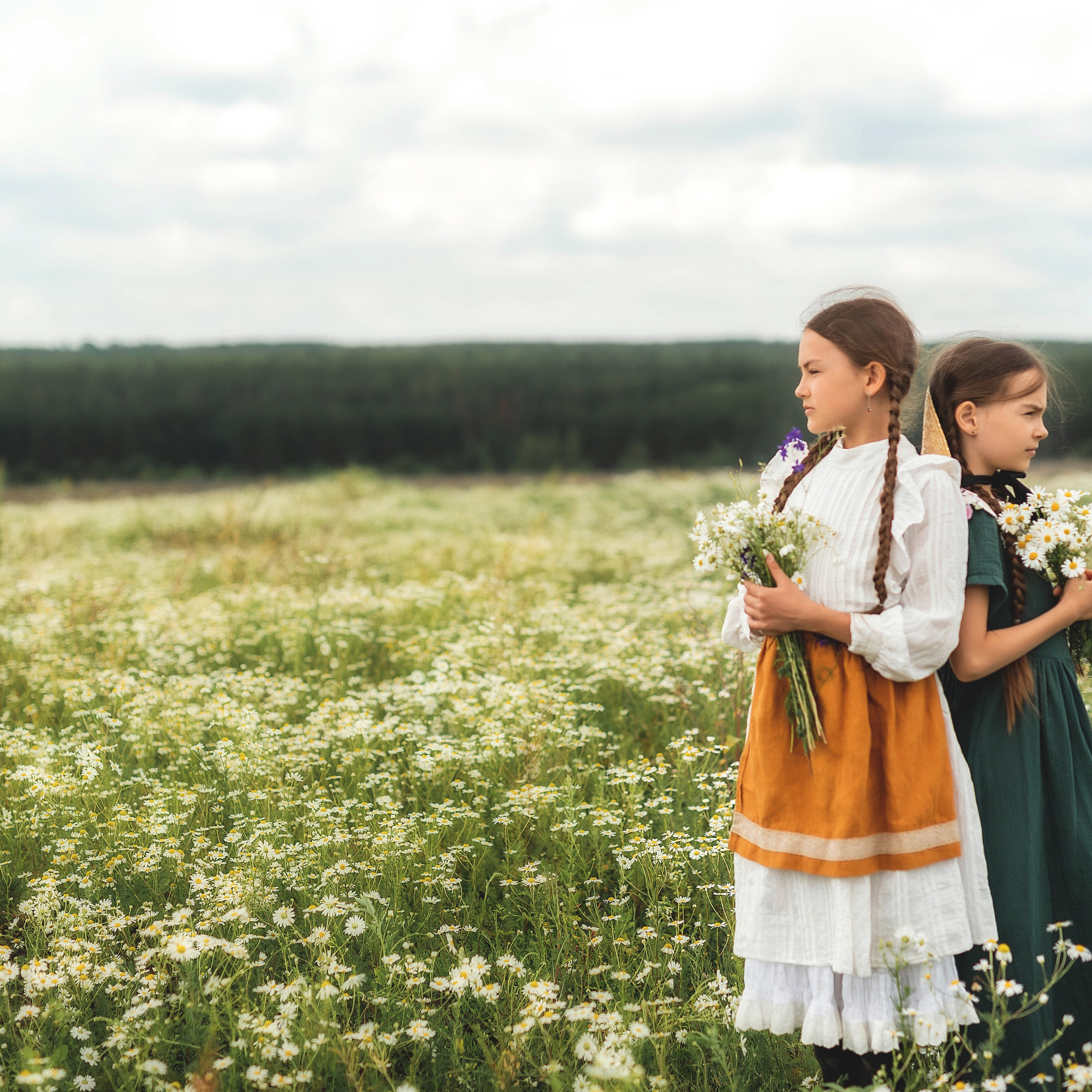 Фотосессия в ромашках