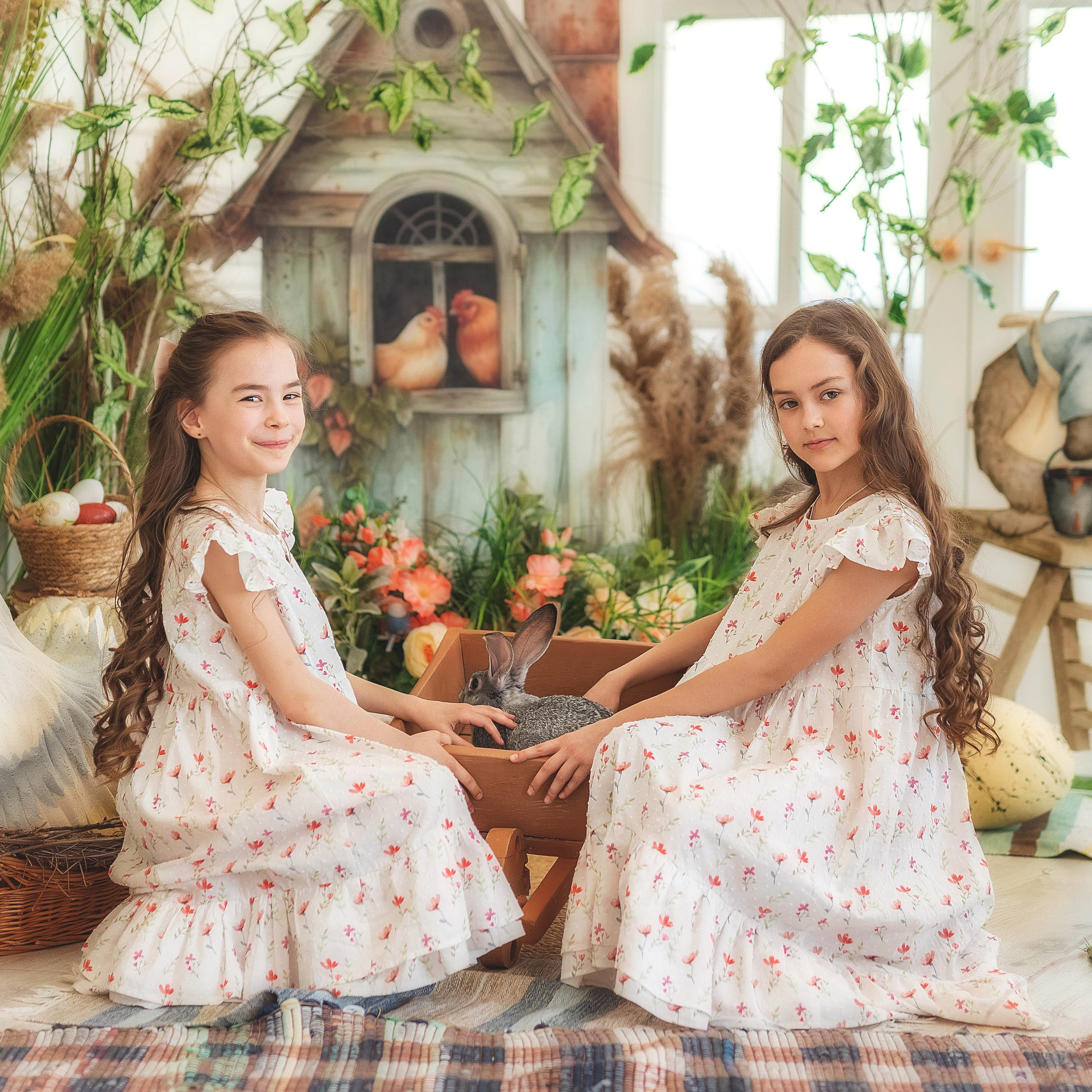 Детская пасхальная фотосессия