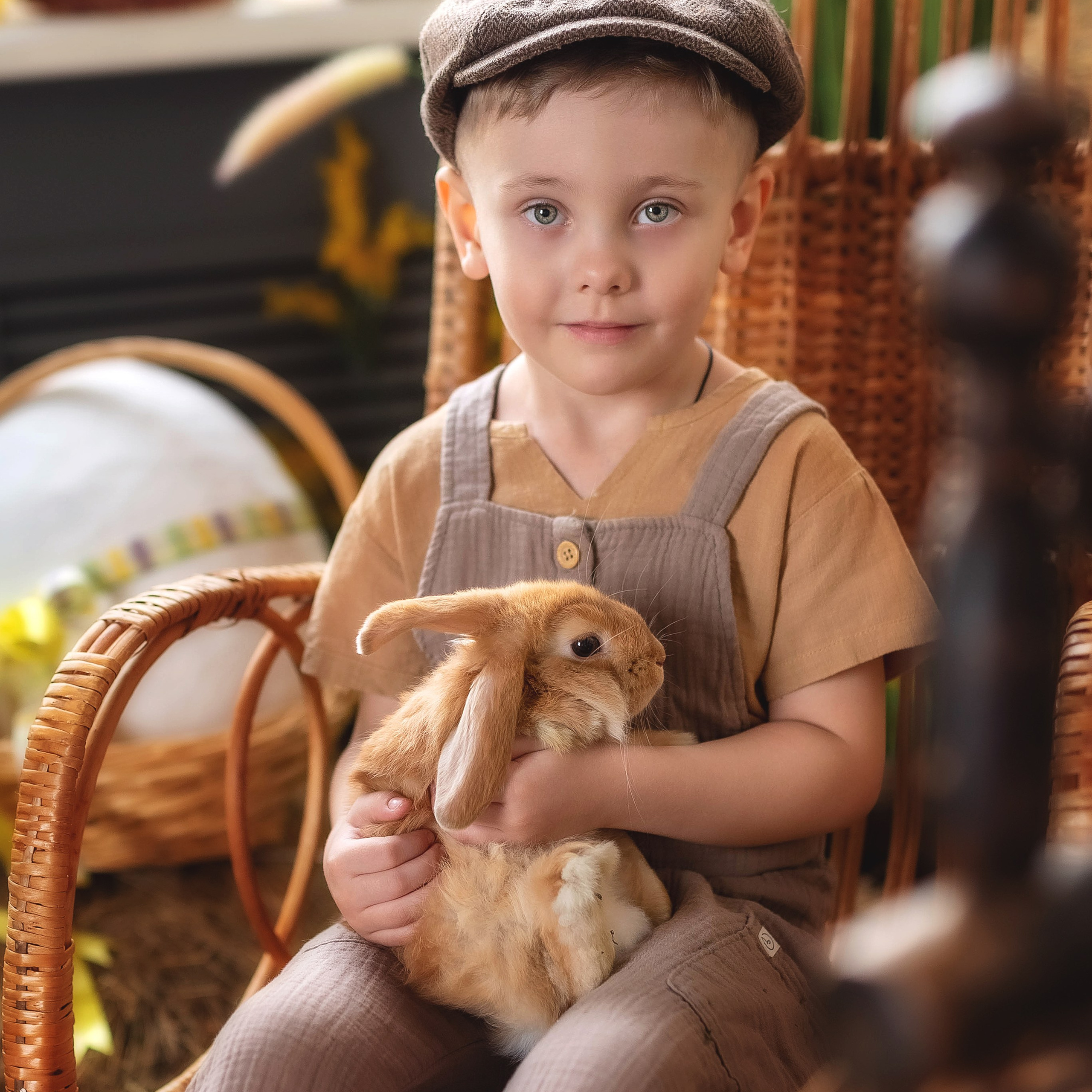 Фотосессия с кроликом