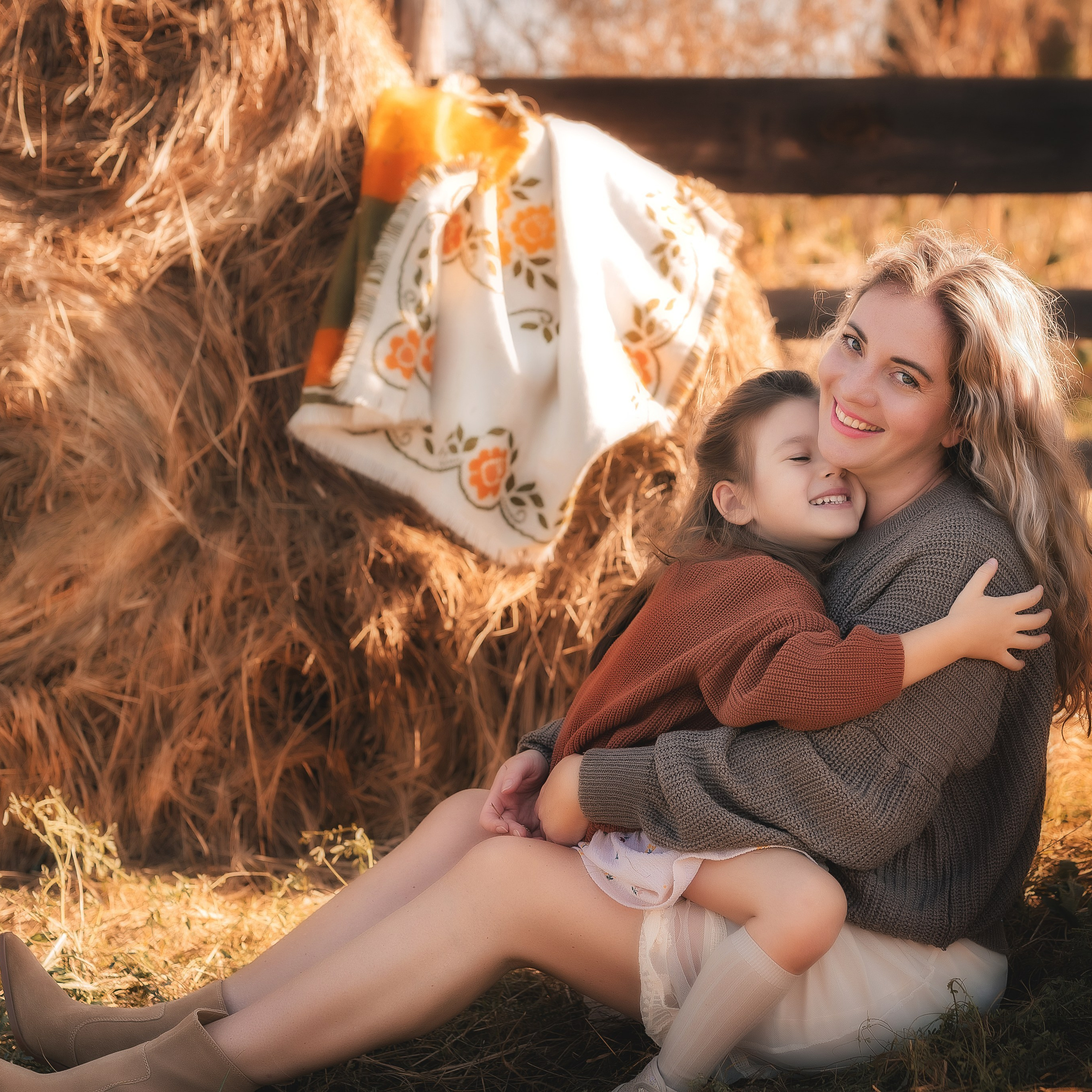 Уютная, осенняя фотосессия