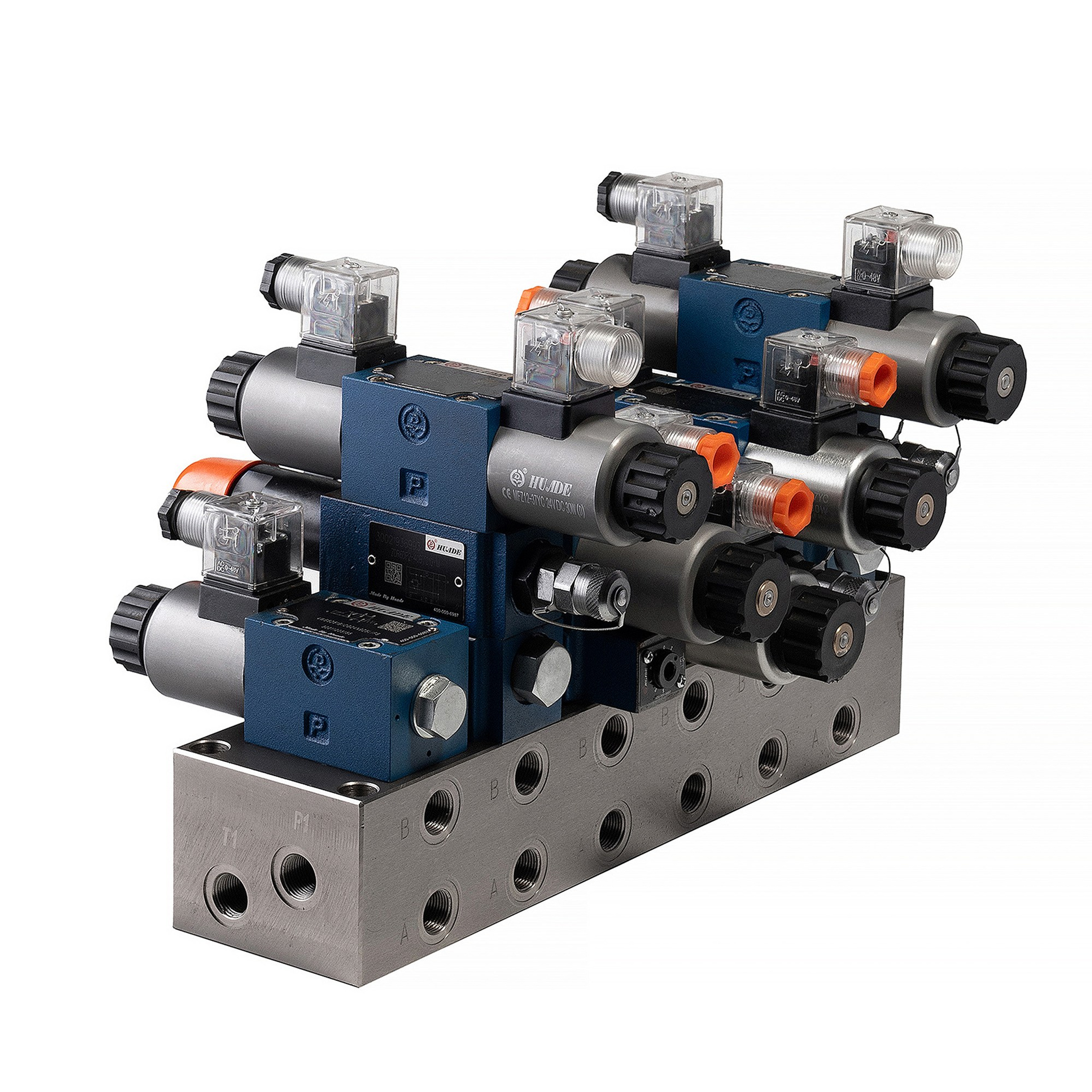 Промышленная продукция на белом фоне