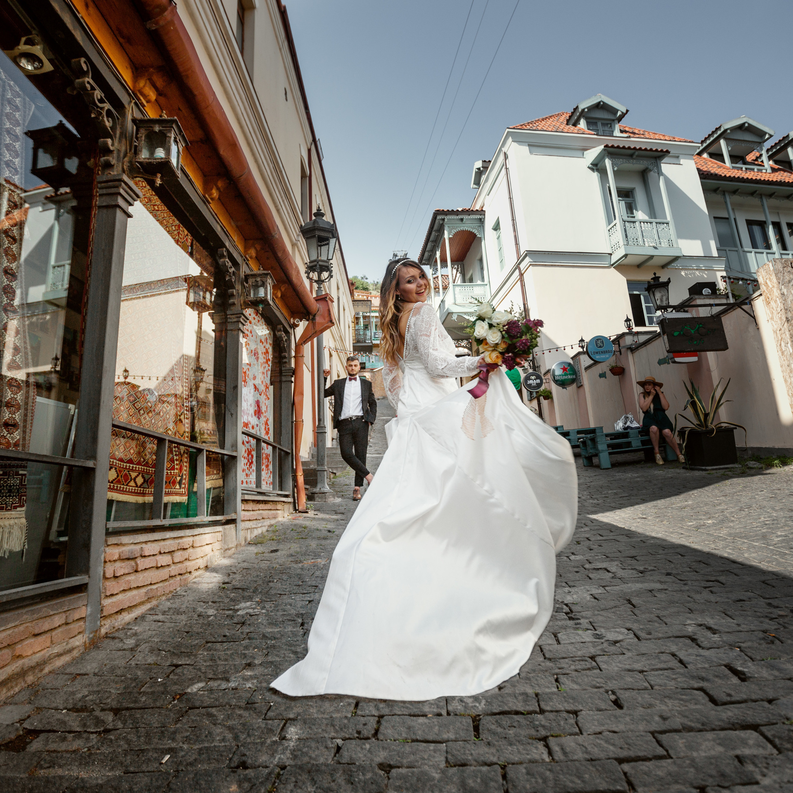 Свадьба для двоих в старом Тбилиси