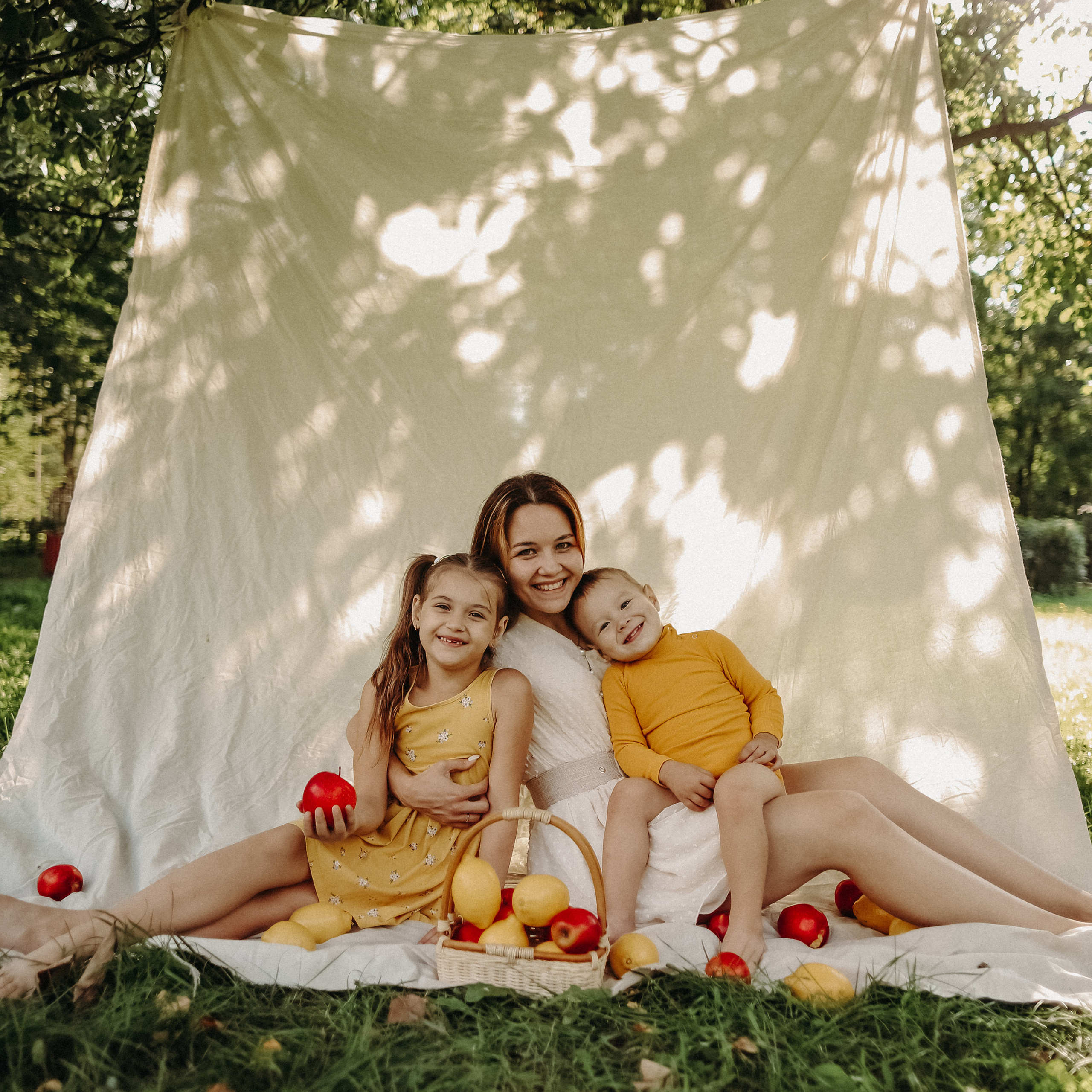 Яблочная съемка в Павлино