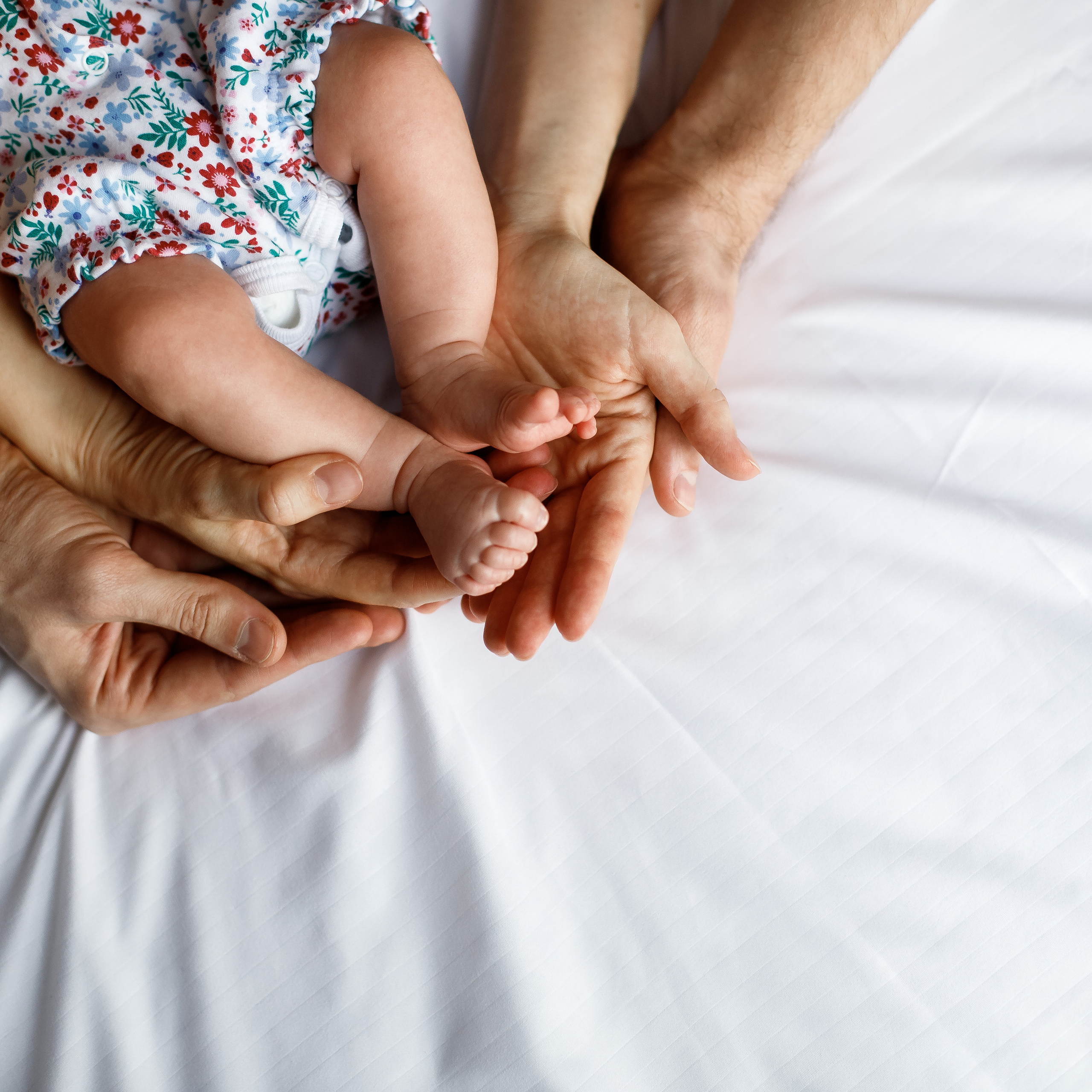 Маленькие пальчики — семейная съемка дома