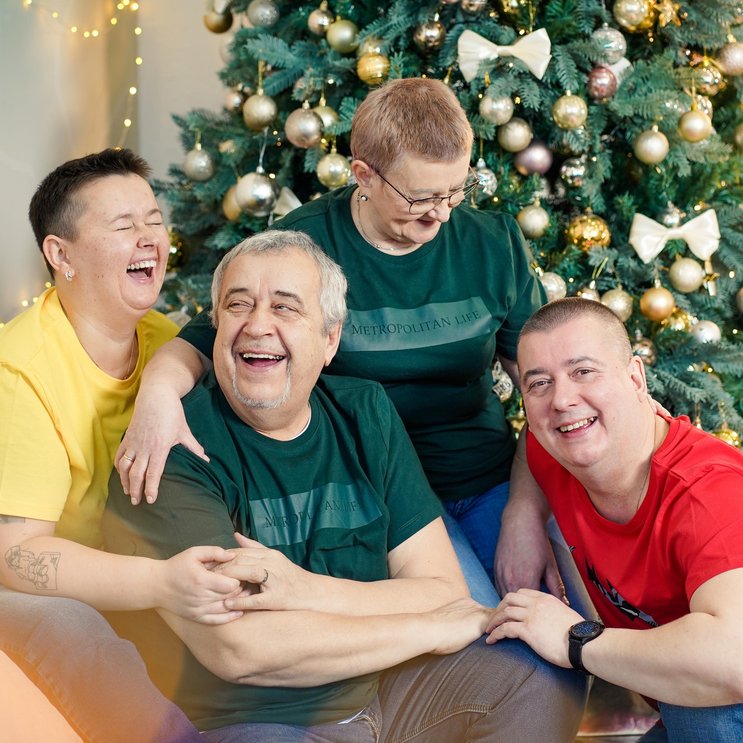 Новогодние пельмешки) Семейная фотосессия