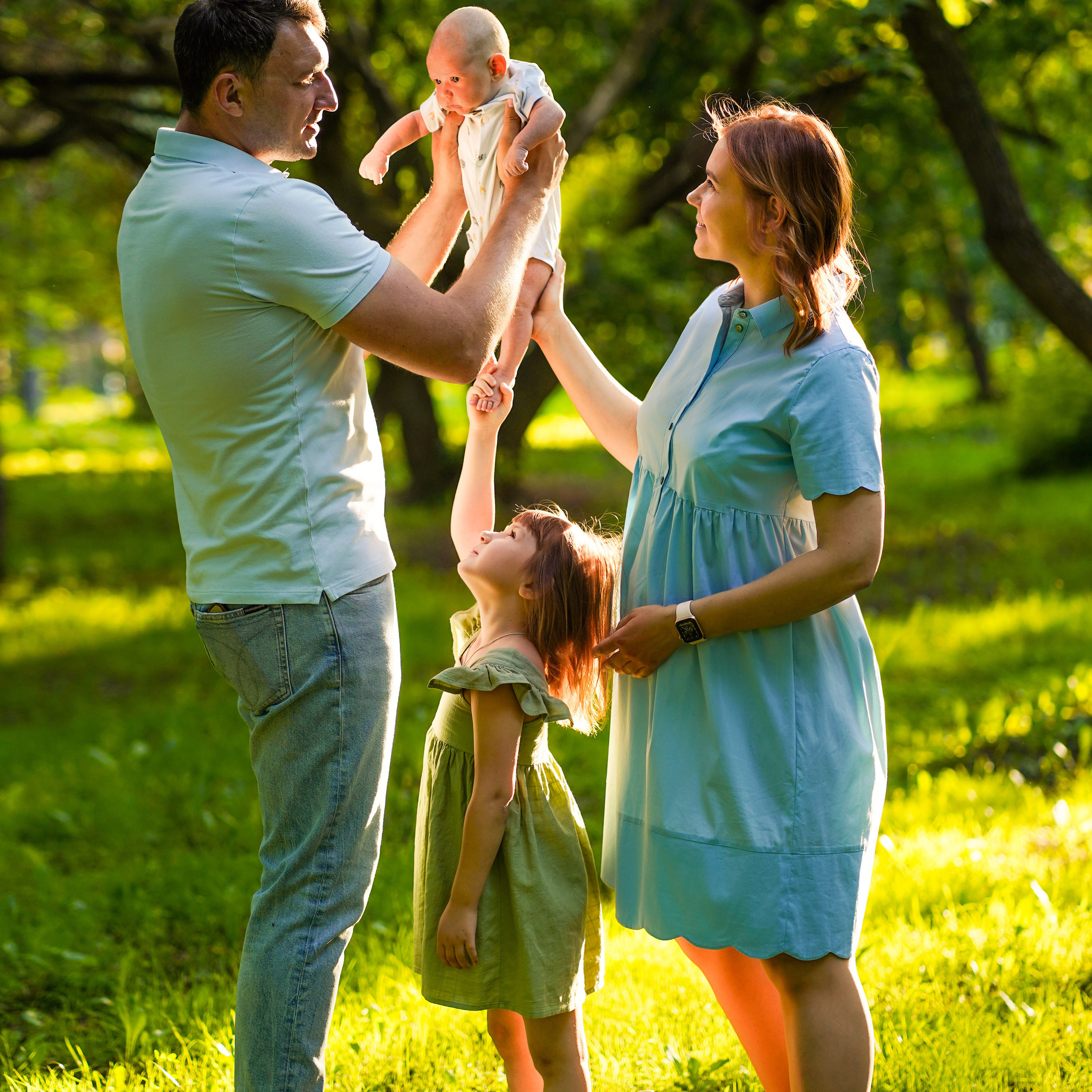 Семейная летняя фотоистория