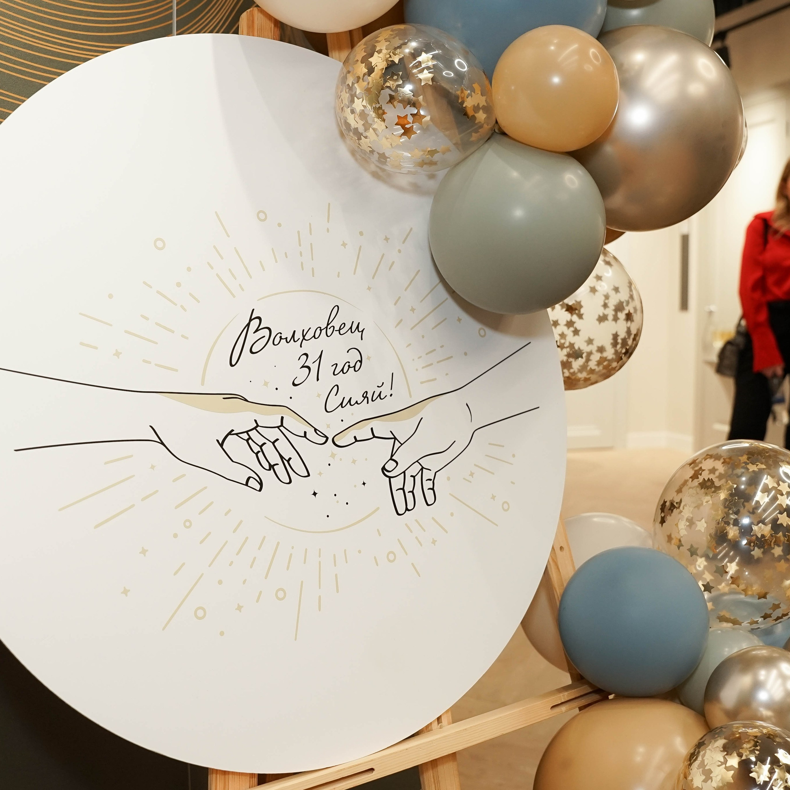 Корпоративная съемка открытия студии дверей Волховец