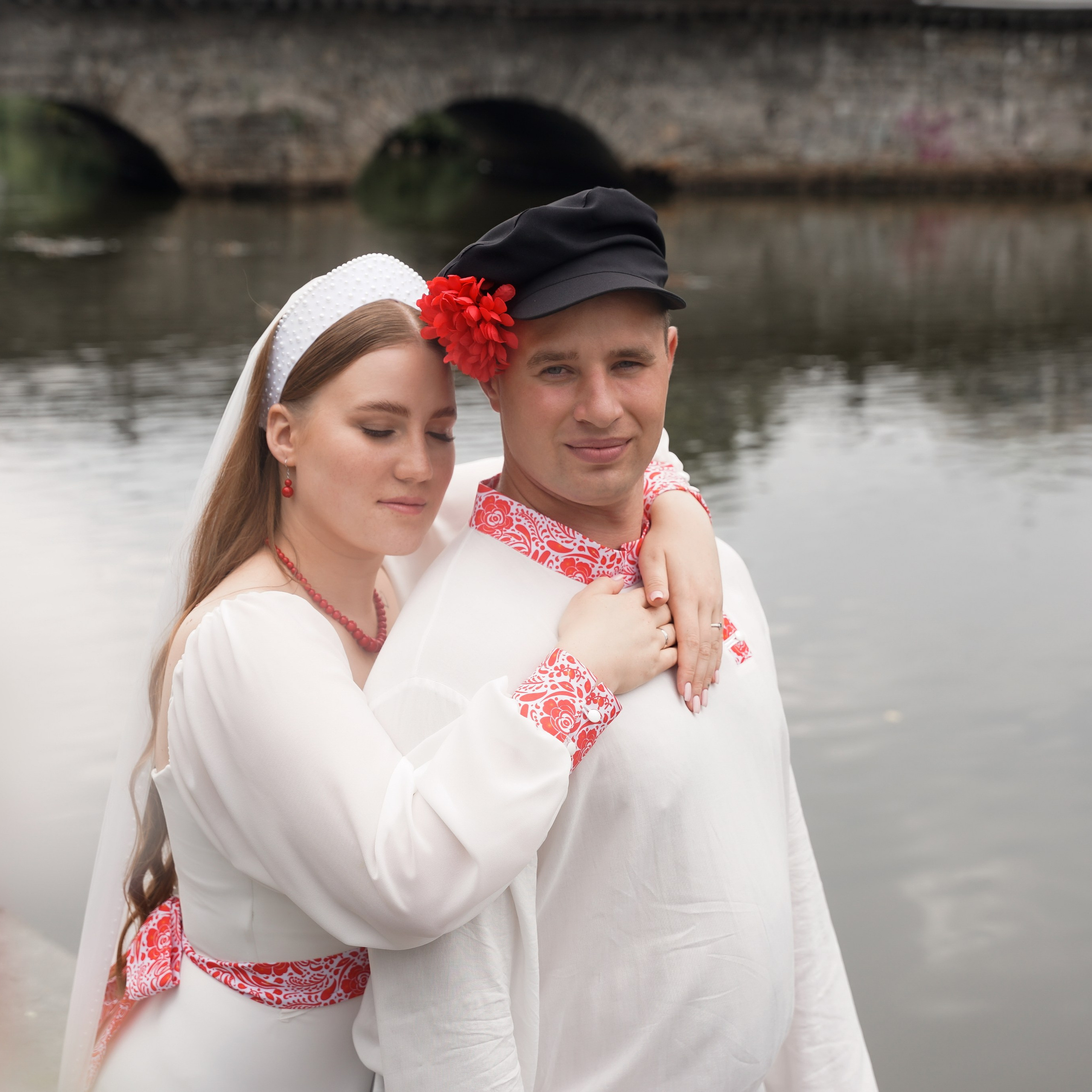 Свадебная фотосессия в русском стиле