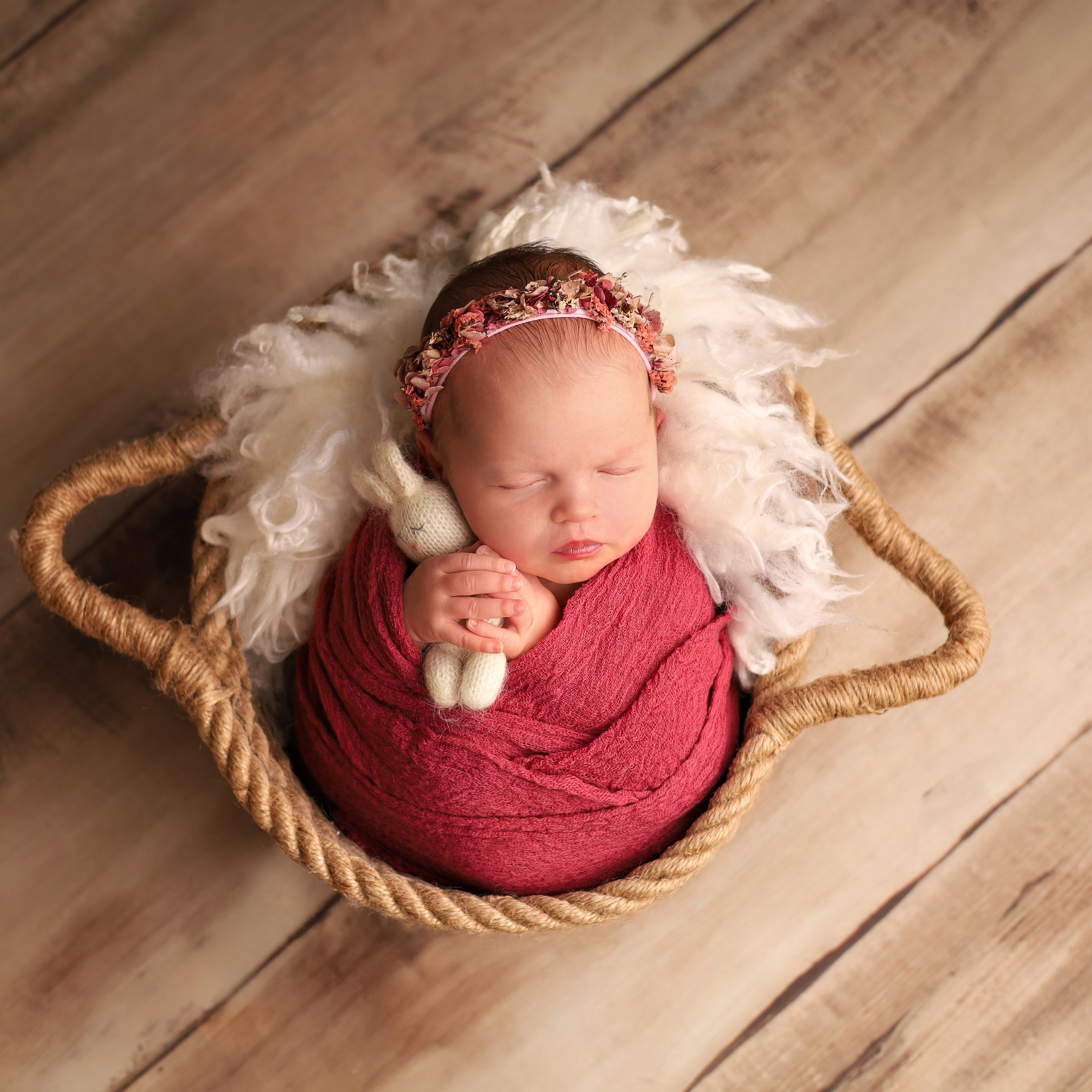 Ньюборн съемка малышки Николь