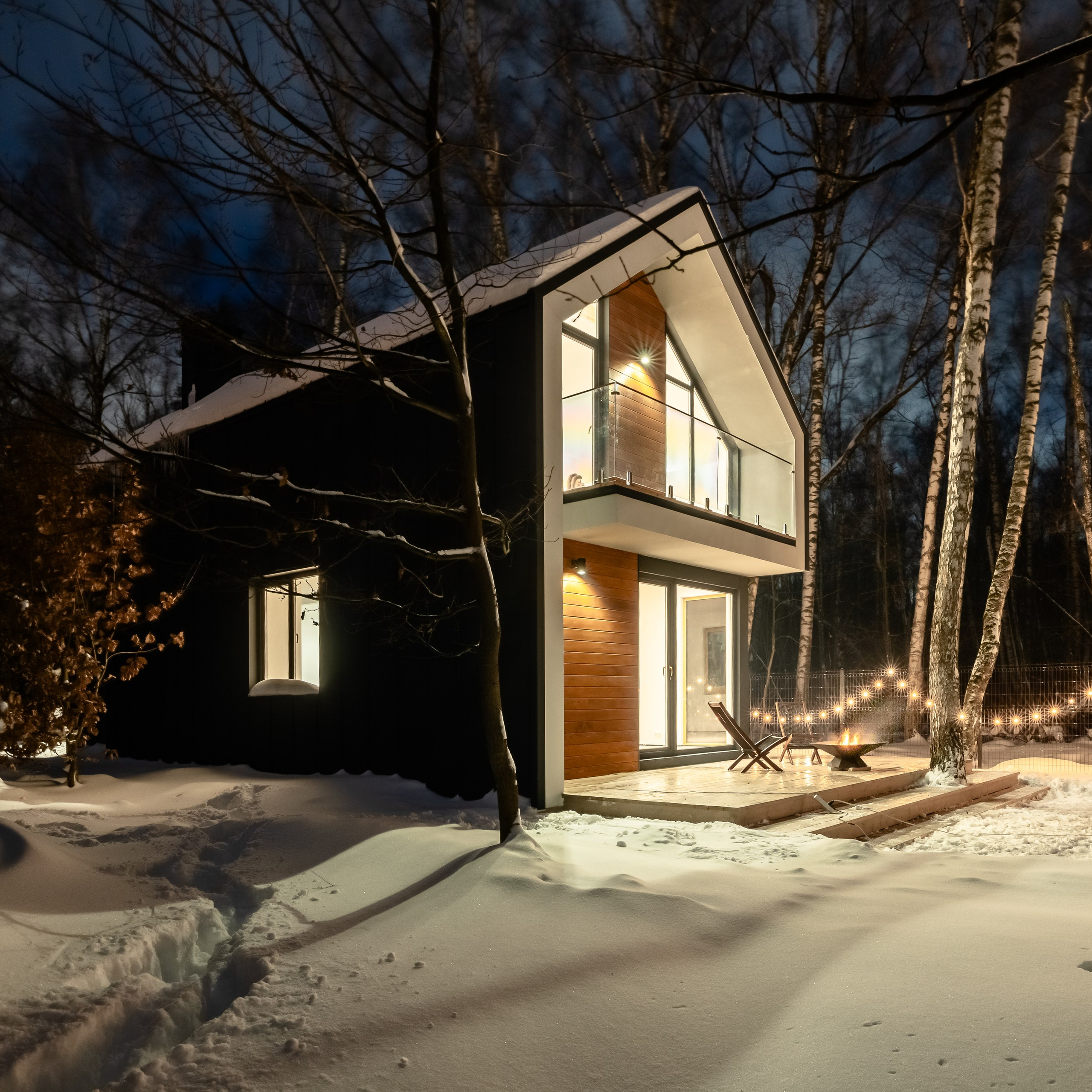 Барнхаус на берегу озера