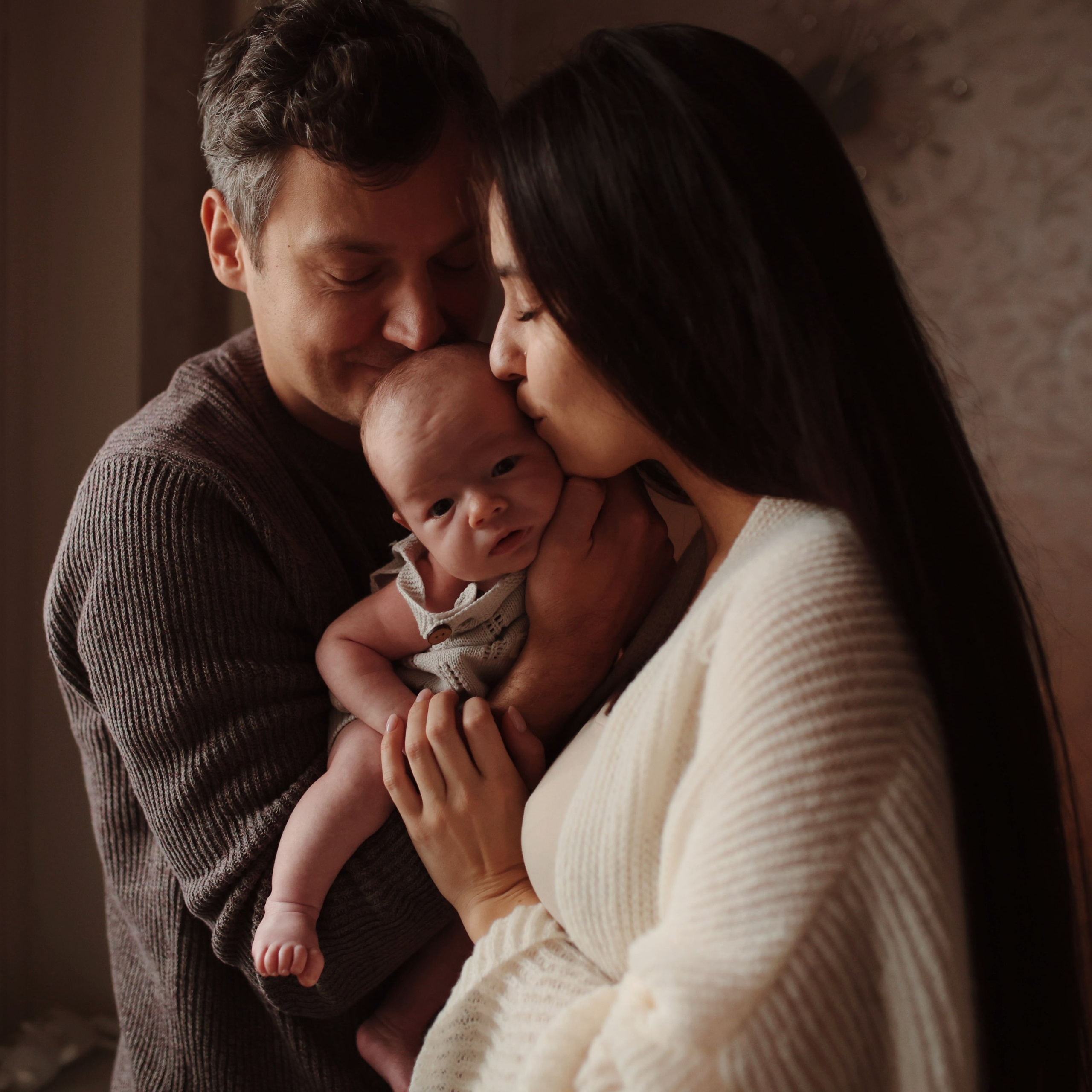 Маша и малыш Пашенька. Семейный фотограф в Москве и Люберцах Юлия Гуськова