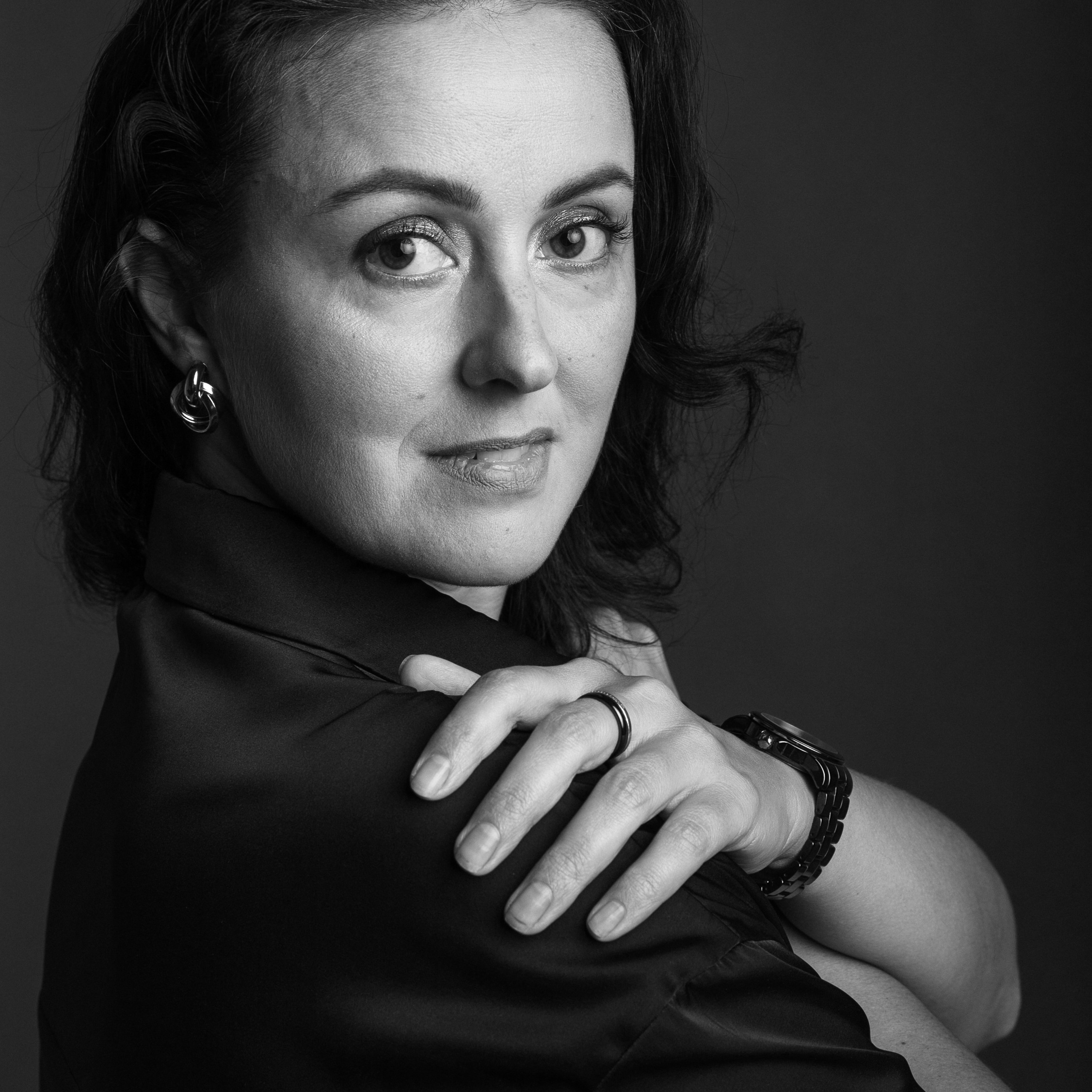 Женский портрет ч/б Татьяна