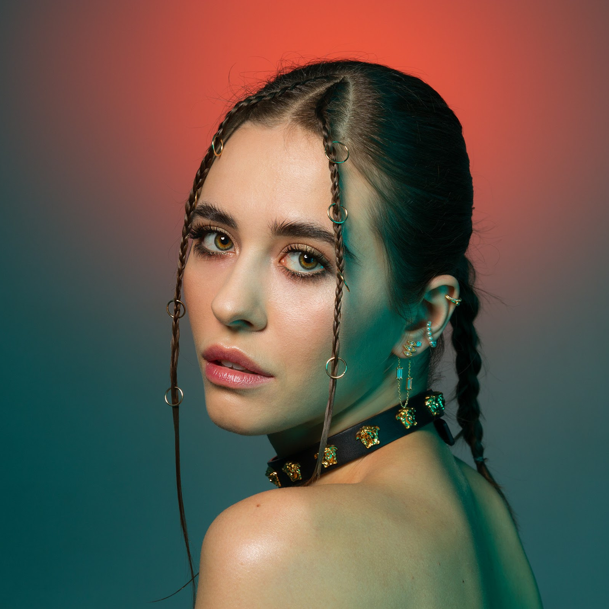 Съемка с цветным градиентом