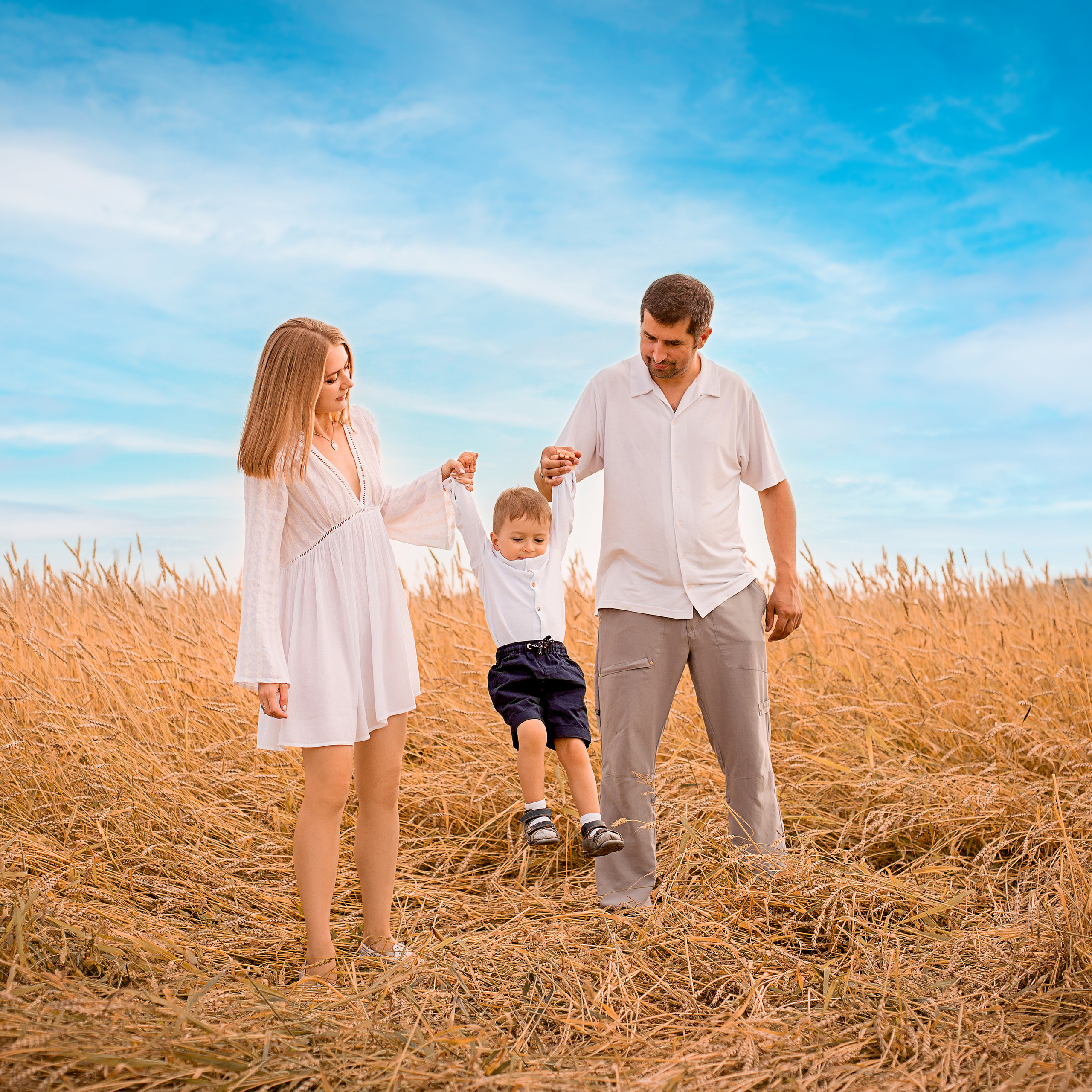 Фотосессия в поле