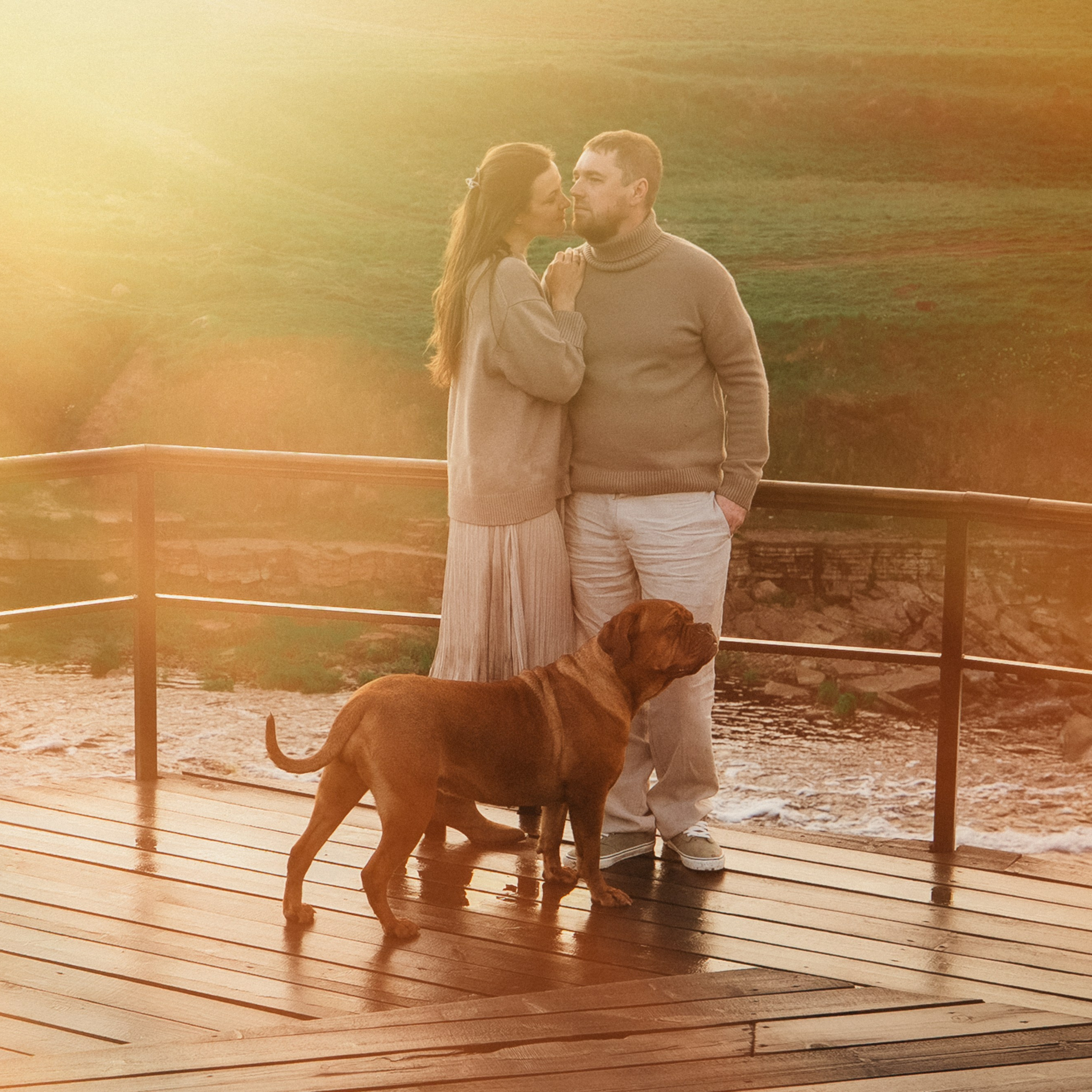 Оксана, Иван и Мандаринка