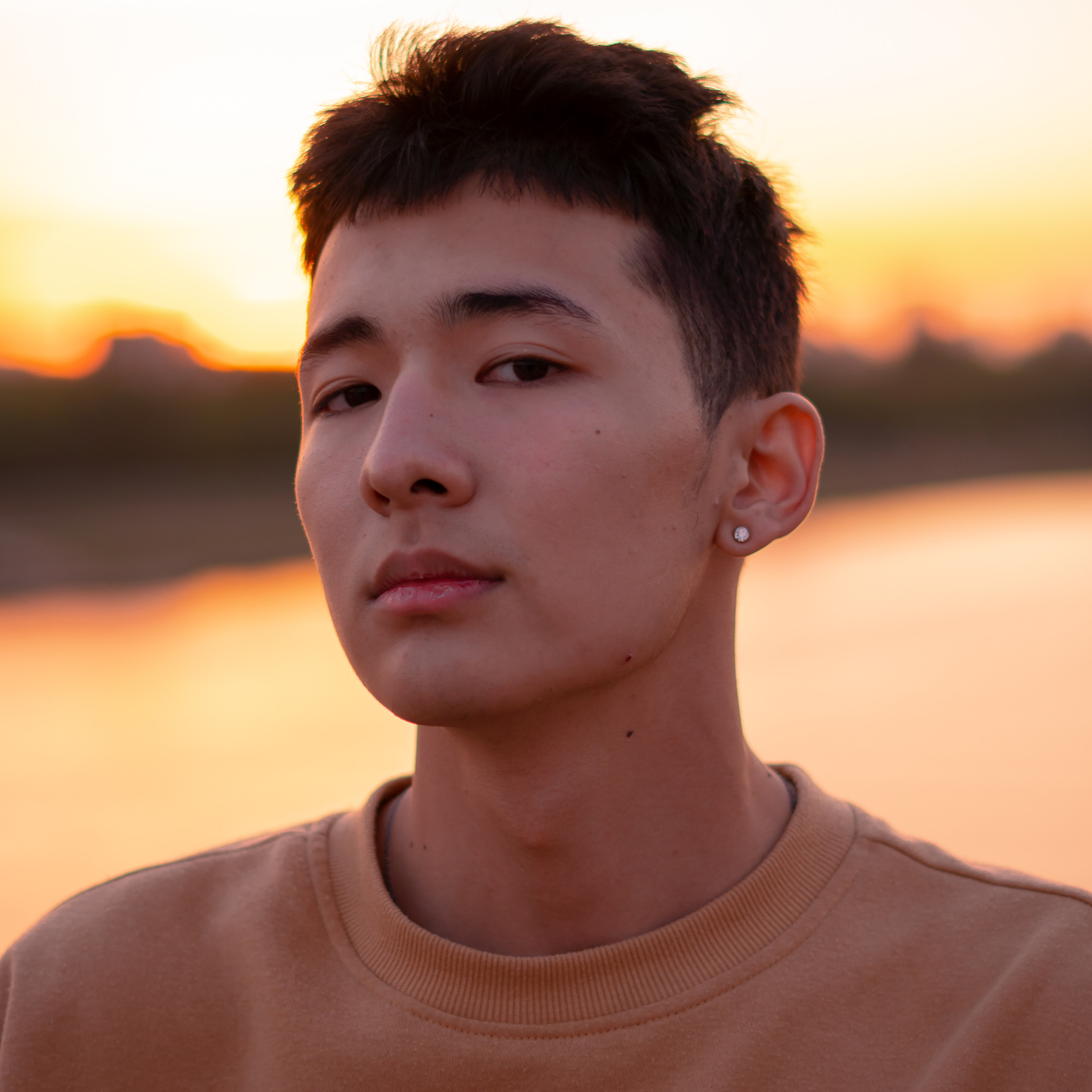 Портрет на закате