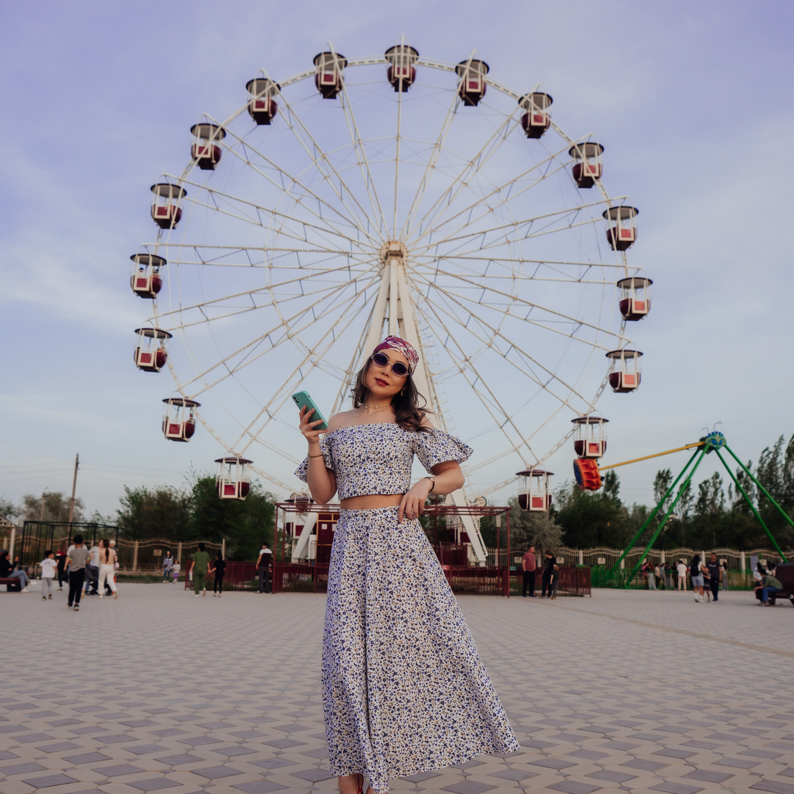 Keremet Park. Street portrait