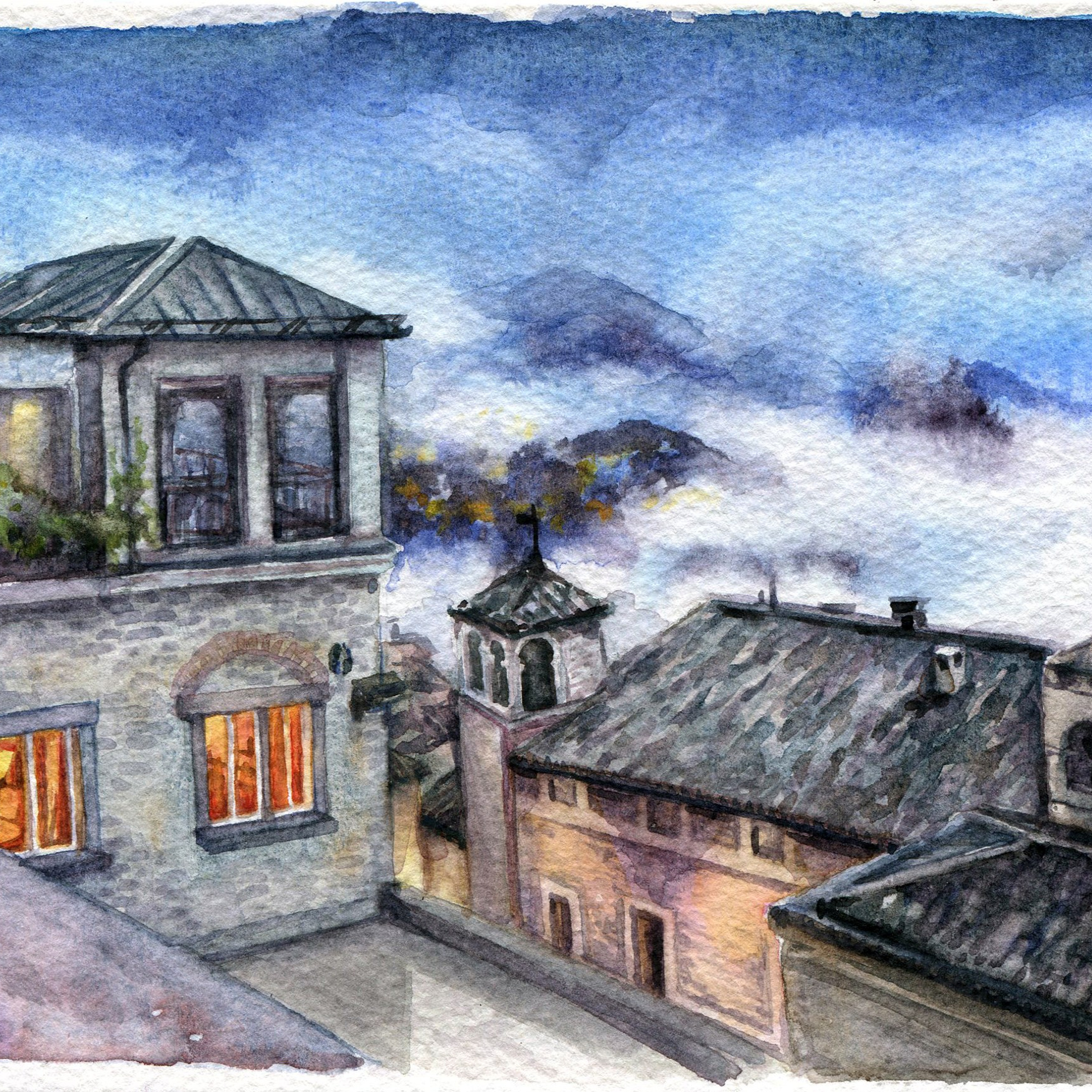 Акварель Сони Корсаковой. Живопись Сони Корсаковой