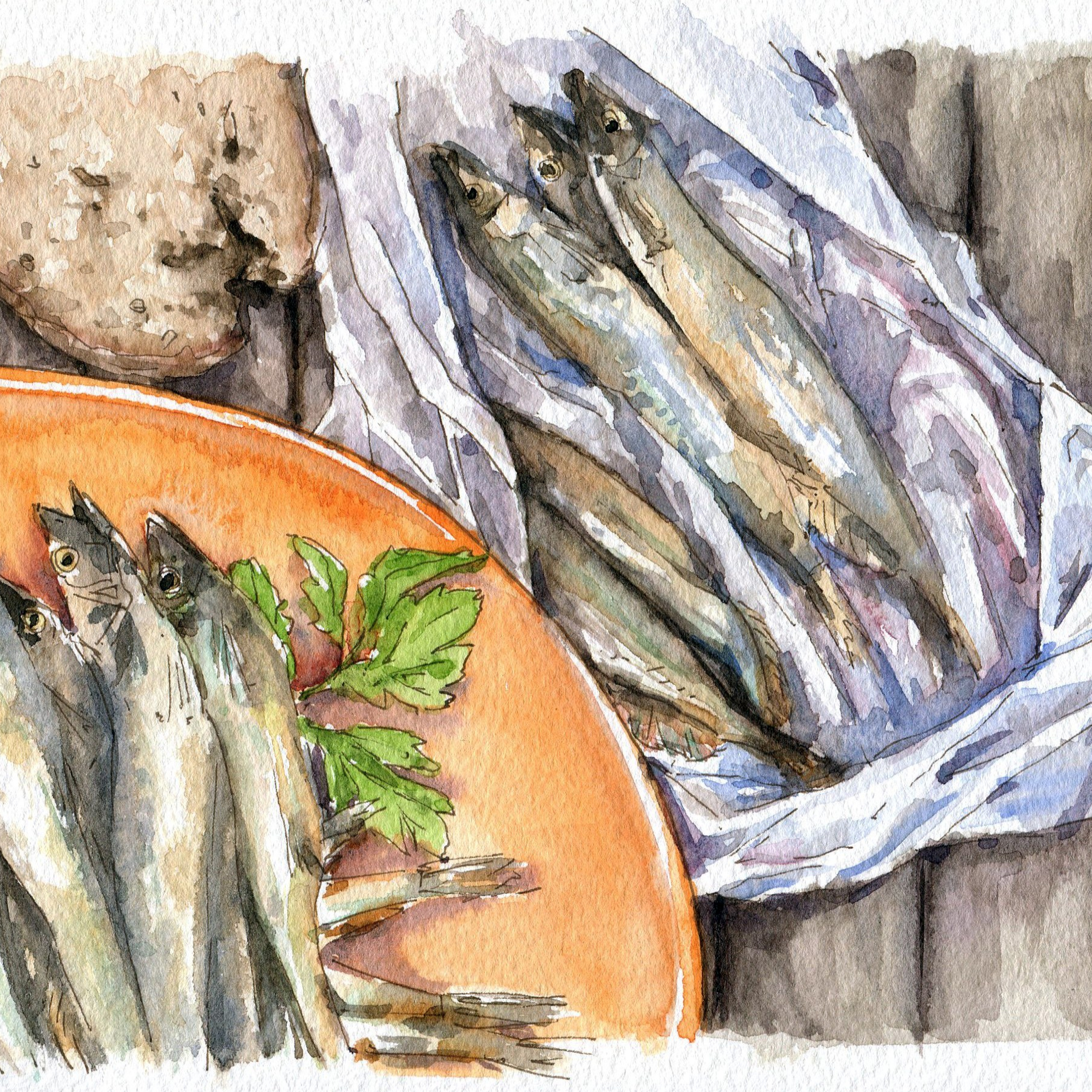 Акварель Сони Корсаковой. Живопись Сони Корсаковой