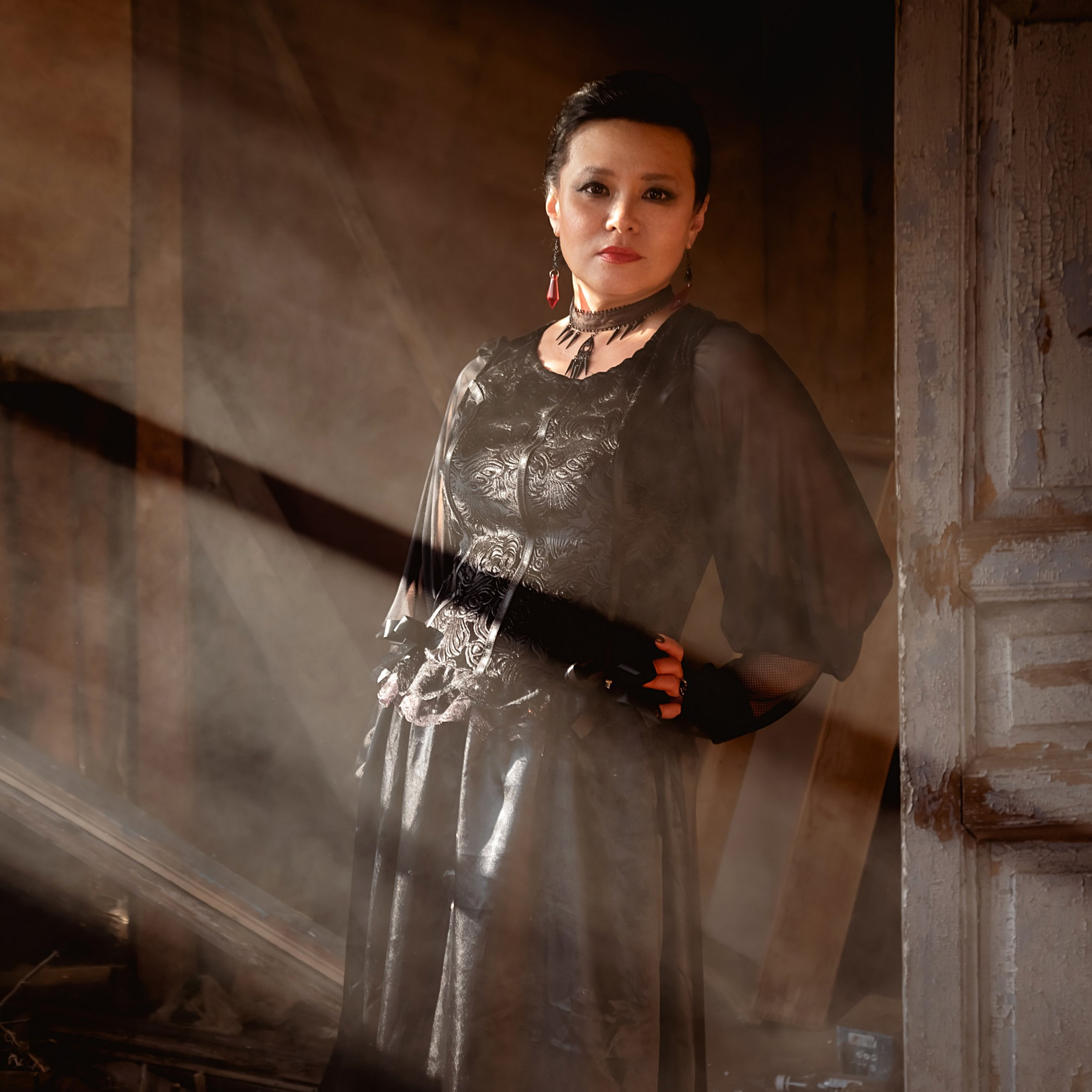 Фотосессия Ларисы в стиле ведьма.