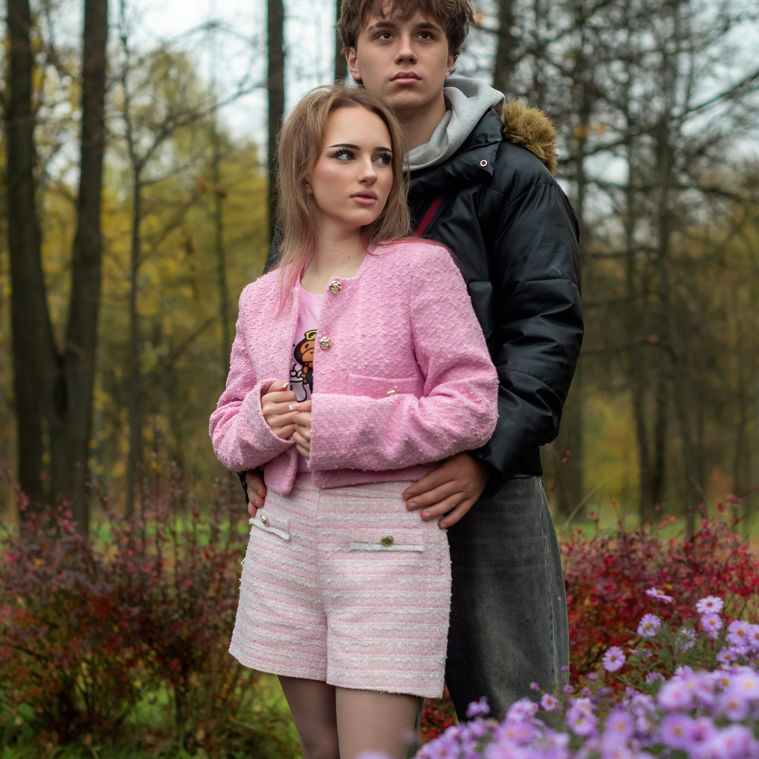 Съемка love story в&nbsp;парке.