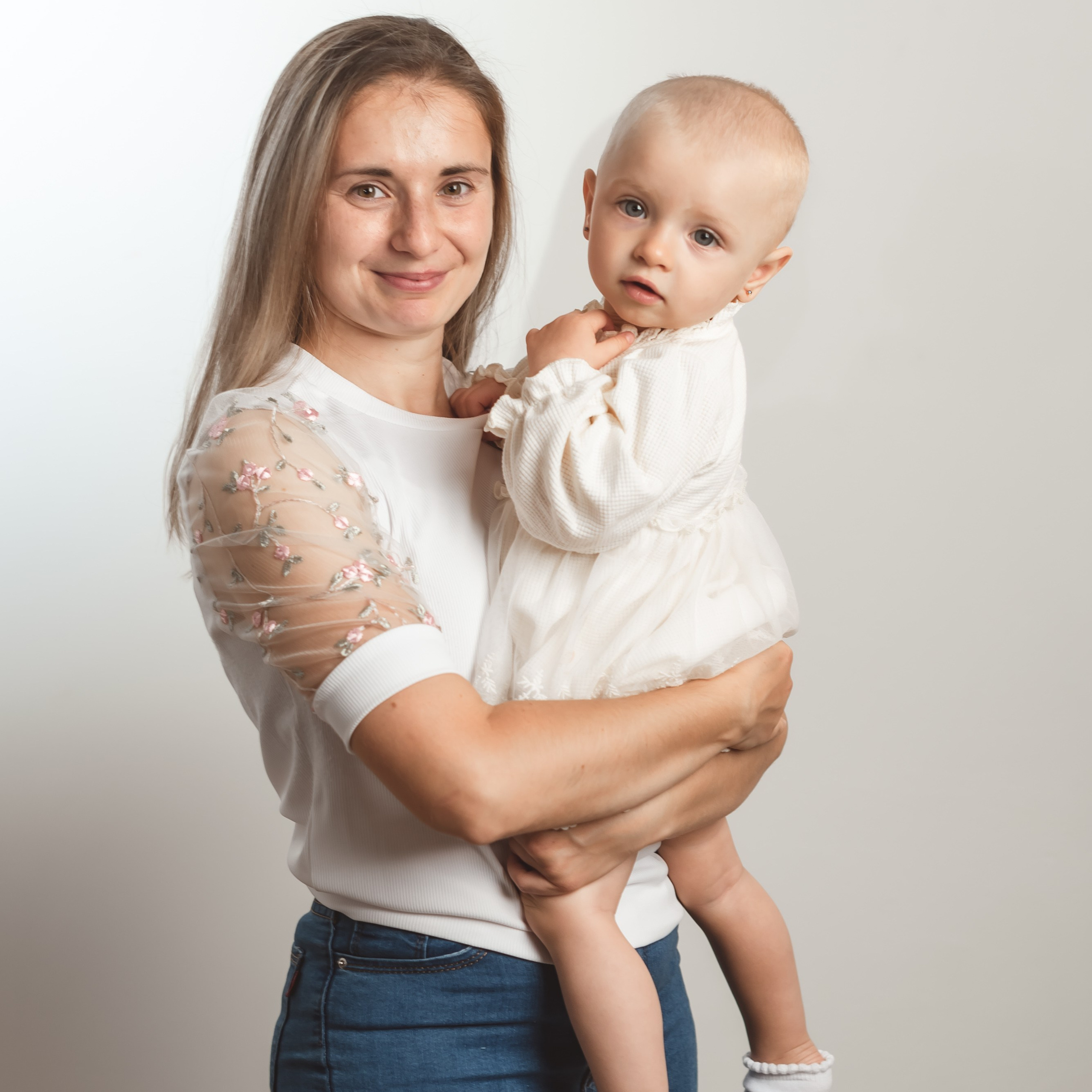 Съемка Юли с&nbsp;дочкой.
