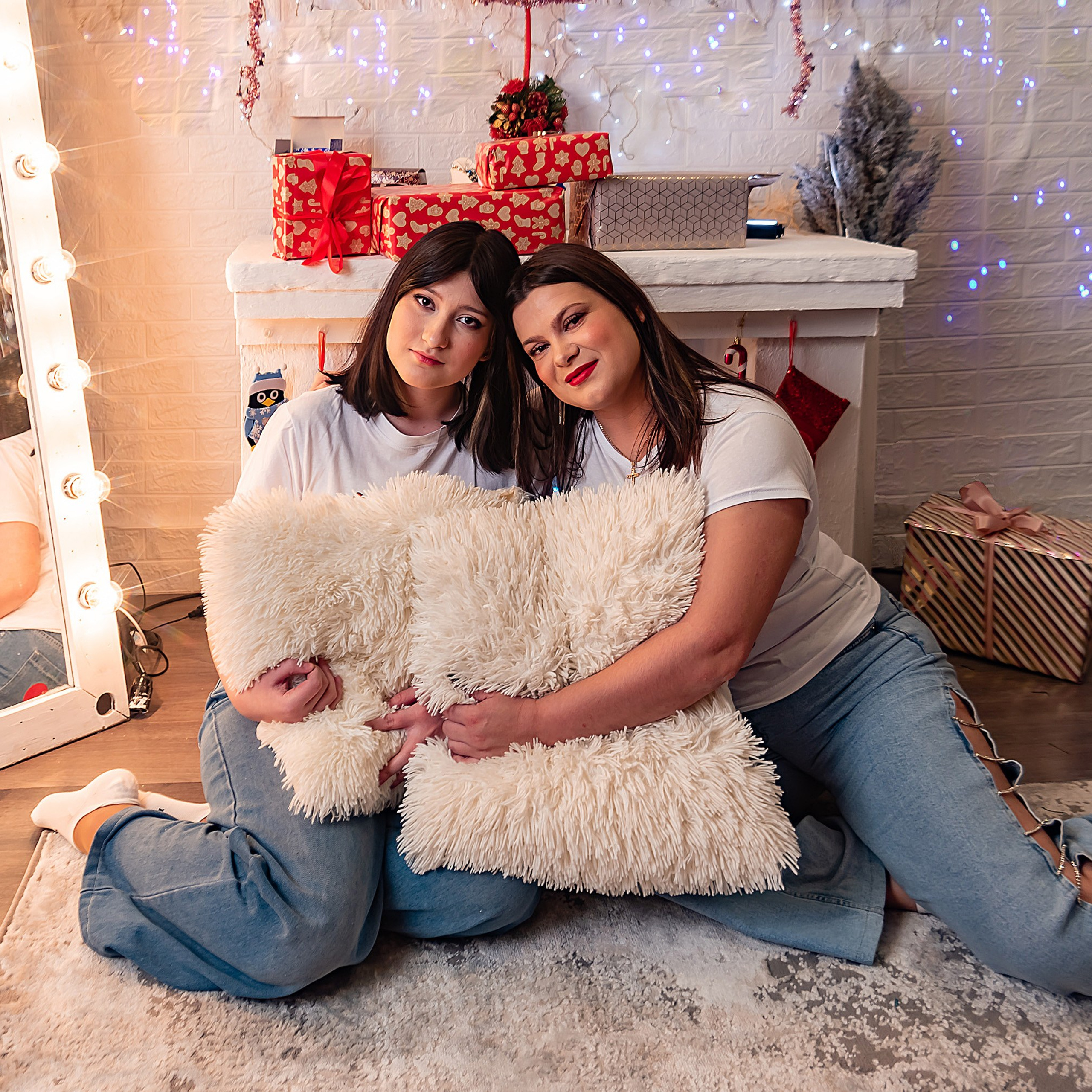 Мария с дочкой Полиной.