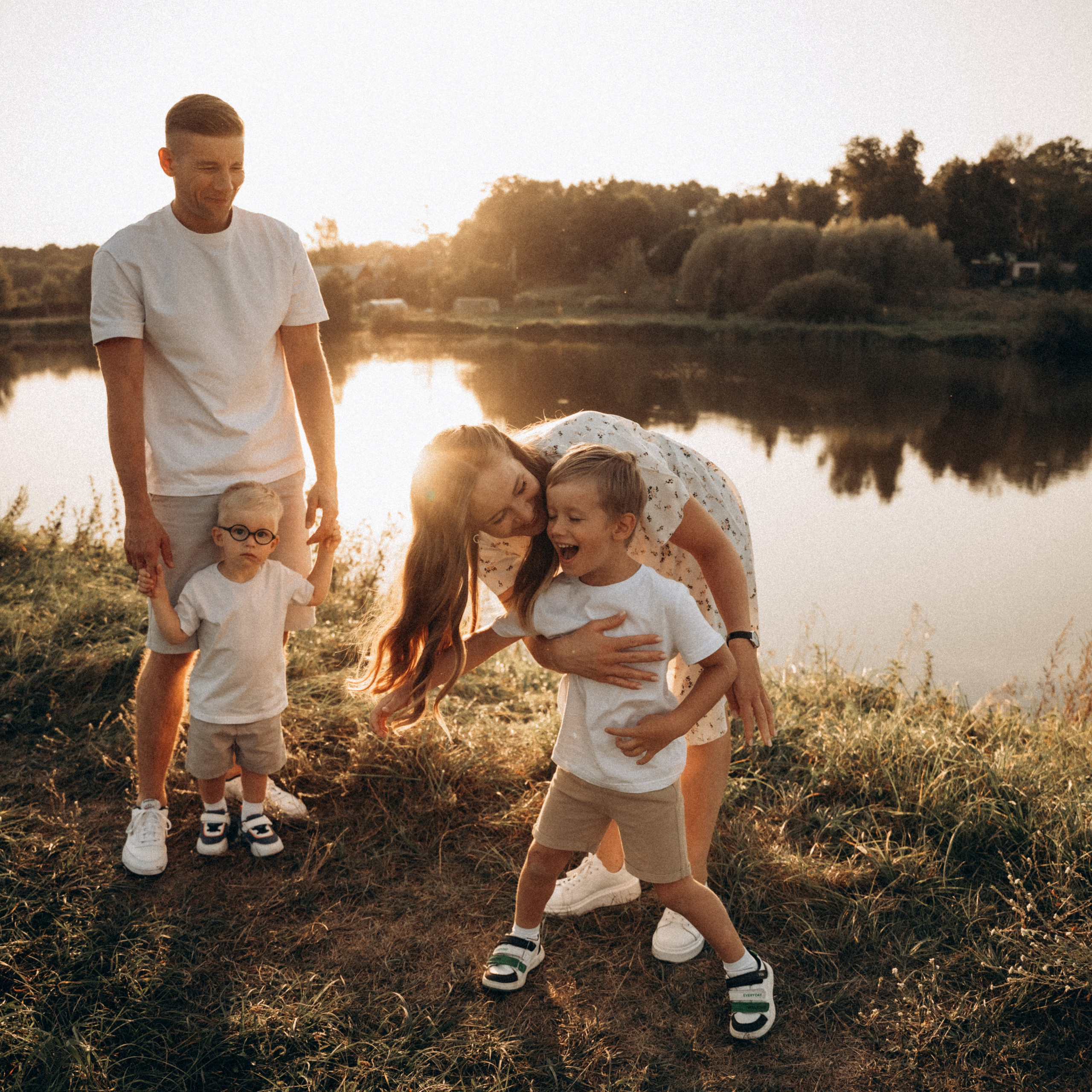 Марина, Саша, Максим и Дениска