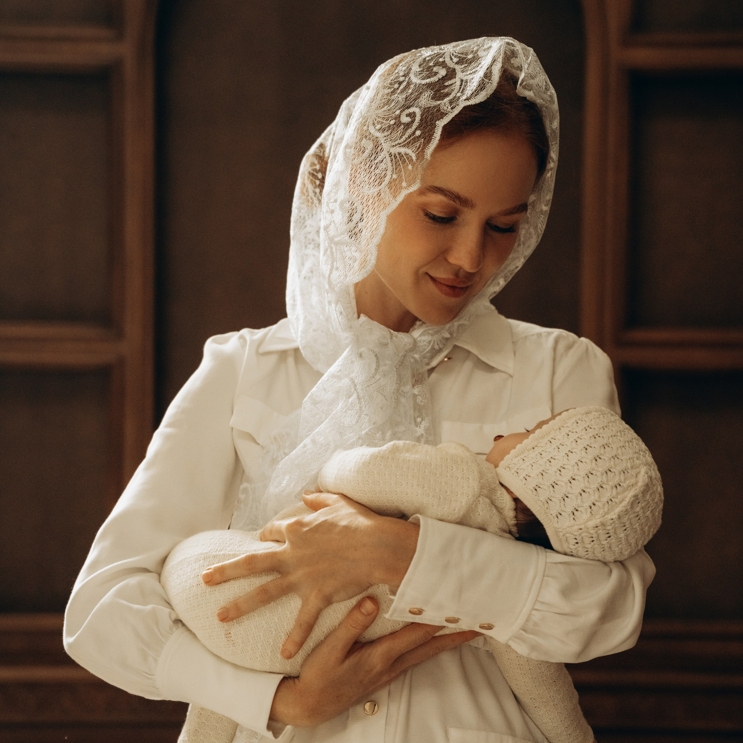 Крещение Настеньки и Максимки