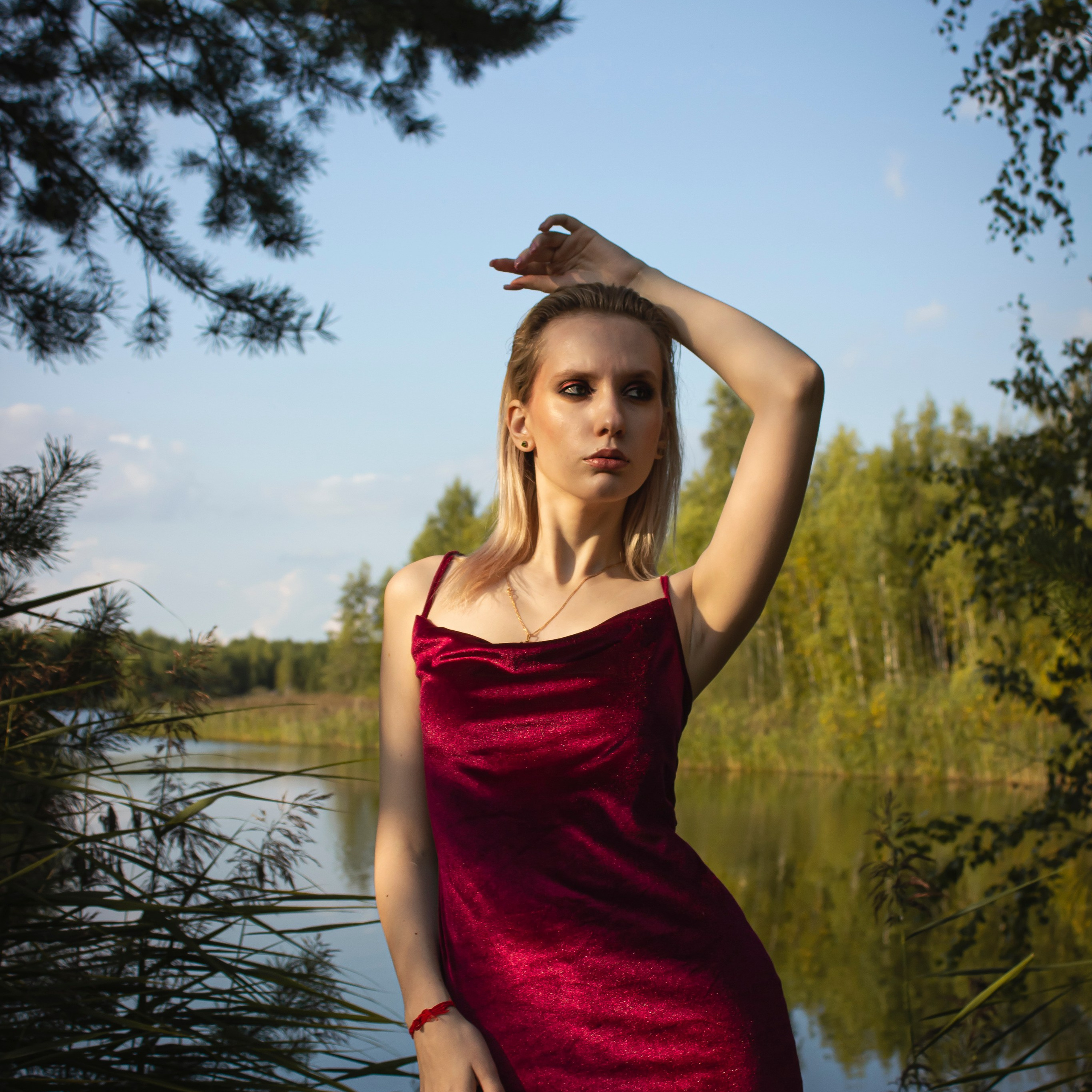 Элегантность в красном: Вероника