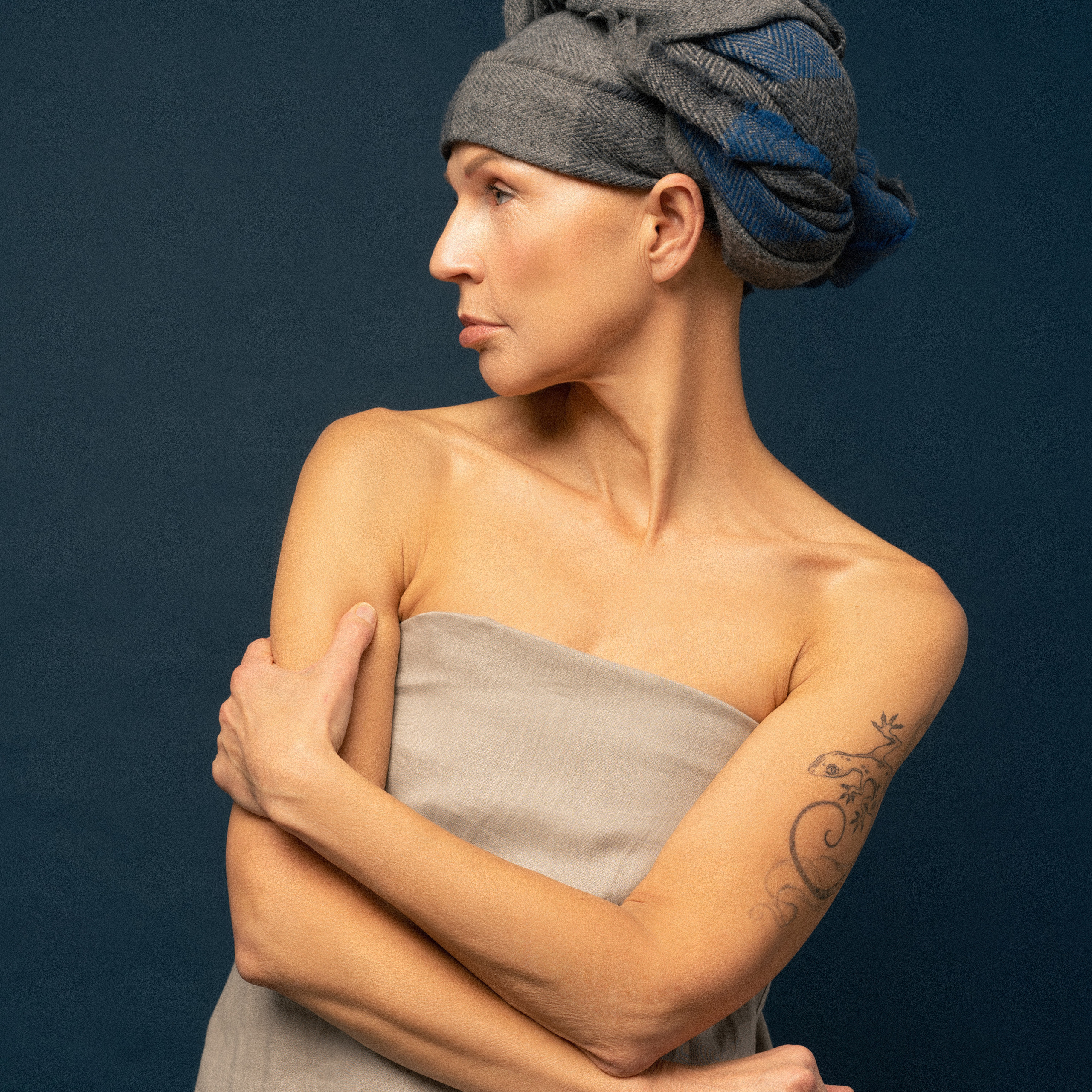 Студийная съемка для актрисы Татьяны Догаевой.