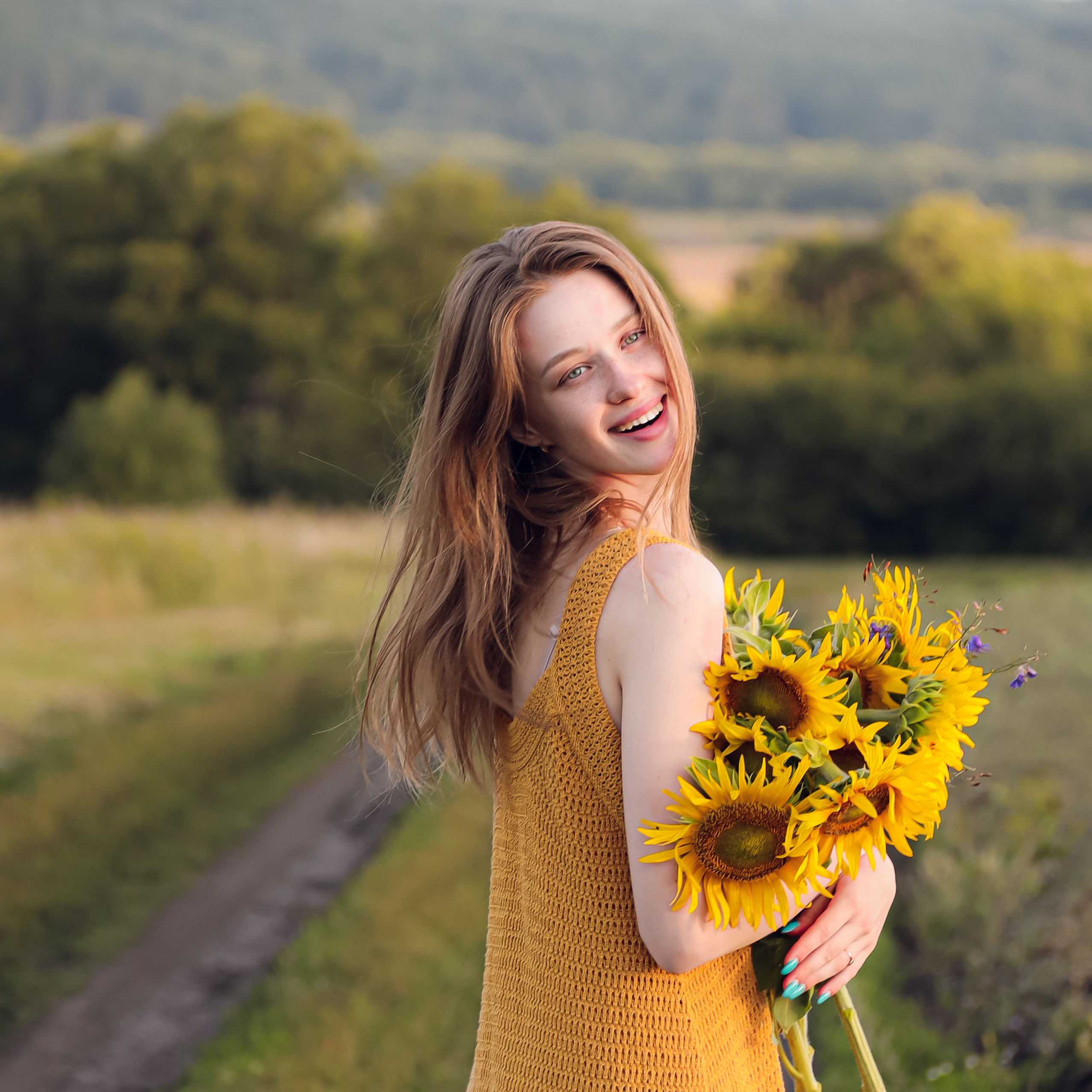 Подсолнухи