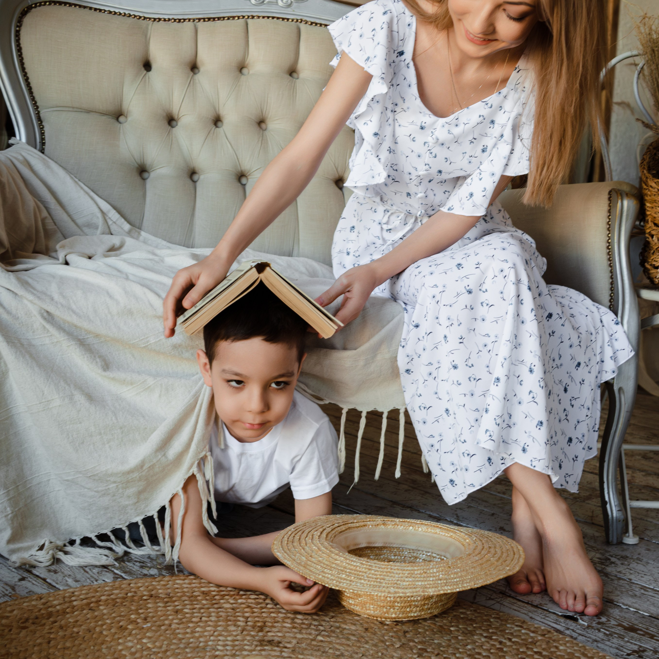 Мама и ее маленький фермер