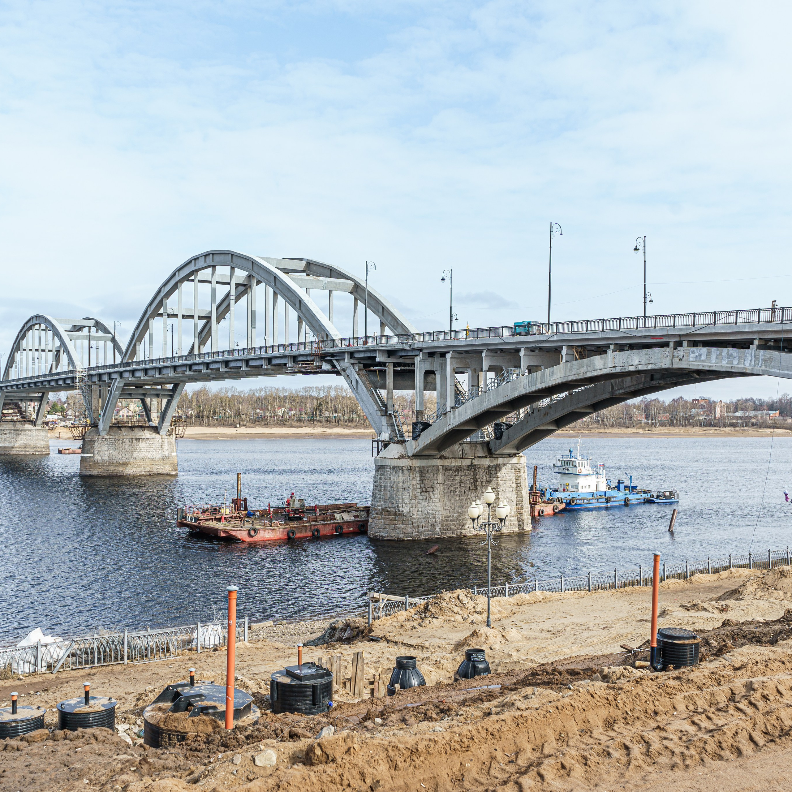 Волжский мост, рыбинск. Интерьерная съемка в Ярославле, Москве, Санкт-Петербурге