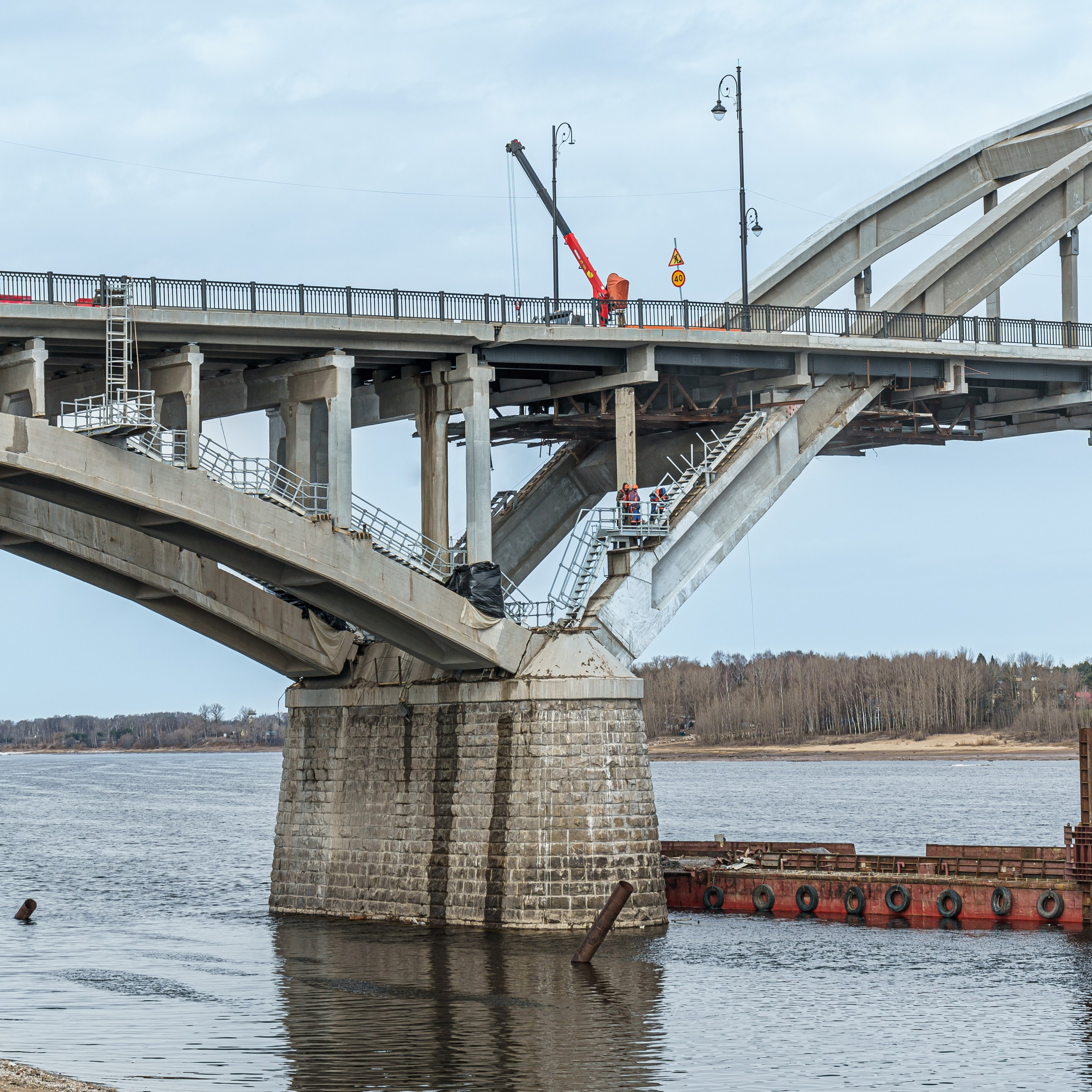 Волжский мост, рыбинск. Интерьерная съемка в Ярославле, Москве, Санкт-Петербурге