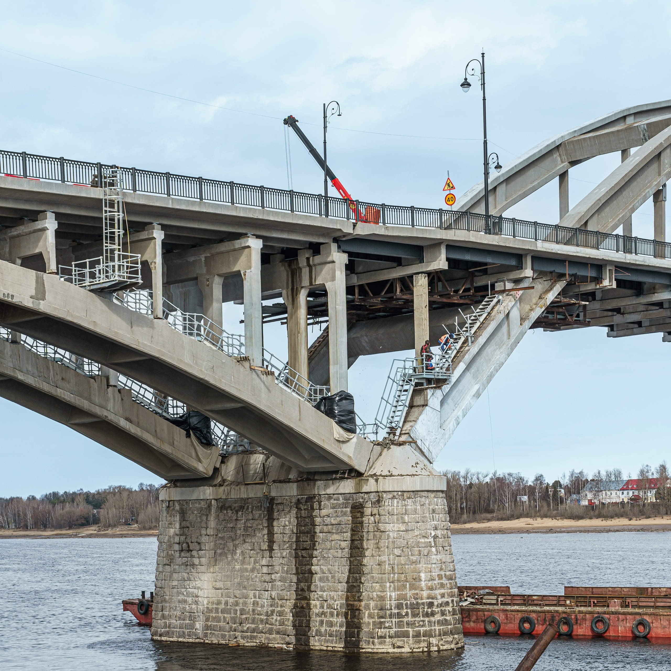 Волжский мост, рыбинск. Интерьерная съемка в Ярославле, Москве, Санкт-Петербурге