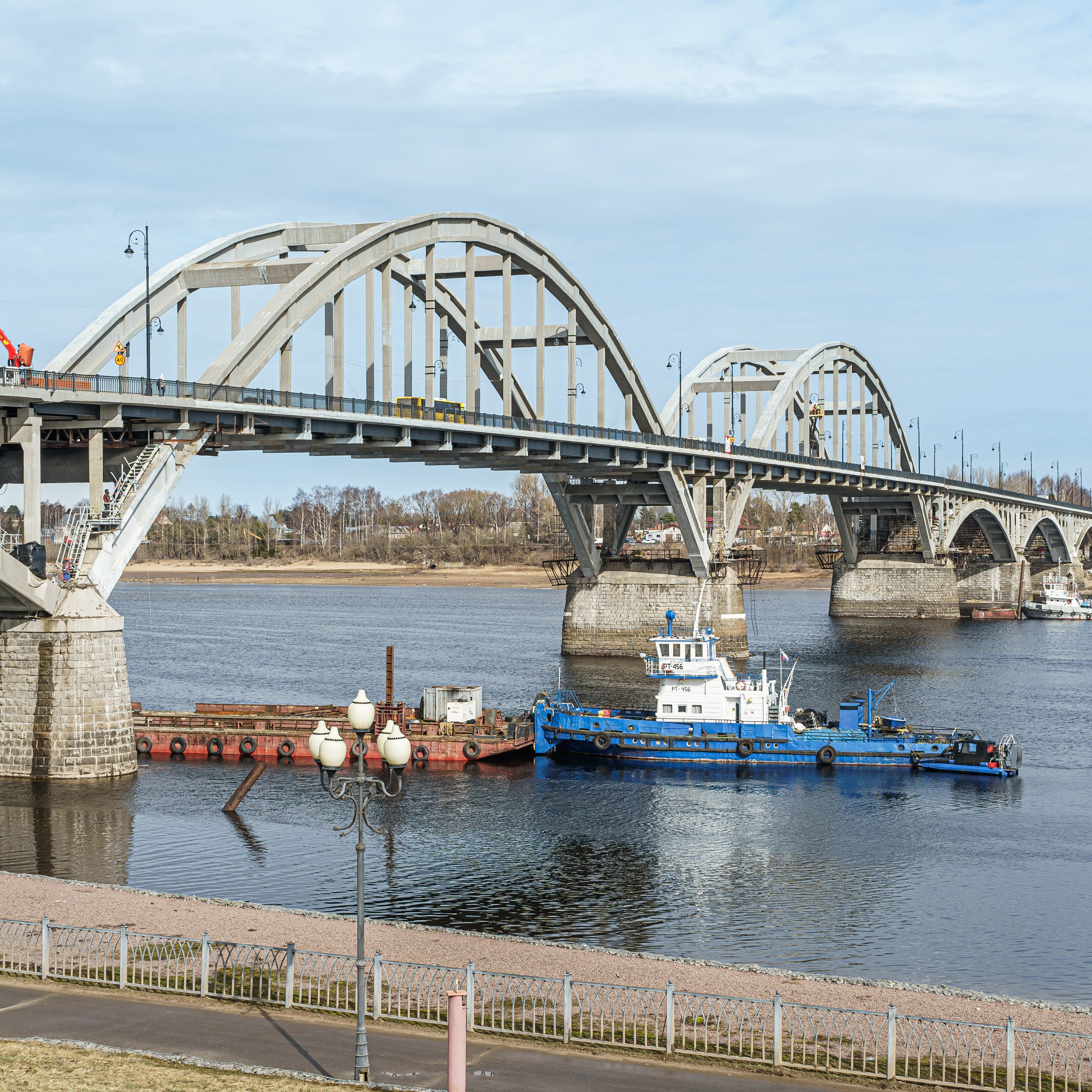 Волжский мост, рыбинск. Интерьерная съемка в Ярославле, Москве, Санкт-Петербурге
