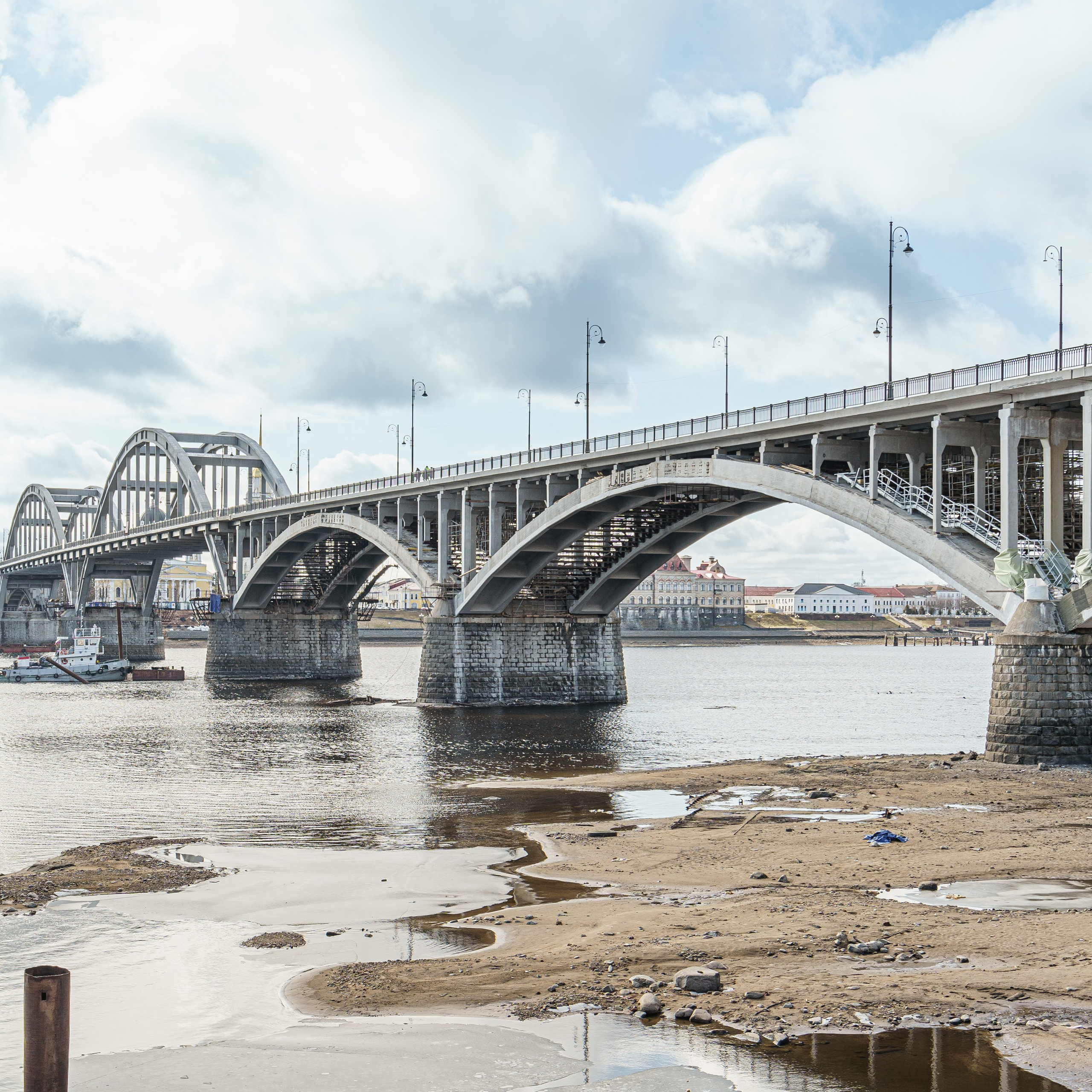 Волжский мост, рыбинск. Интерьерная съемка в Ярославле, Москве, Санкт-Петербурге
