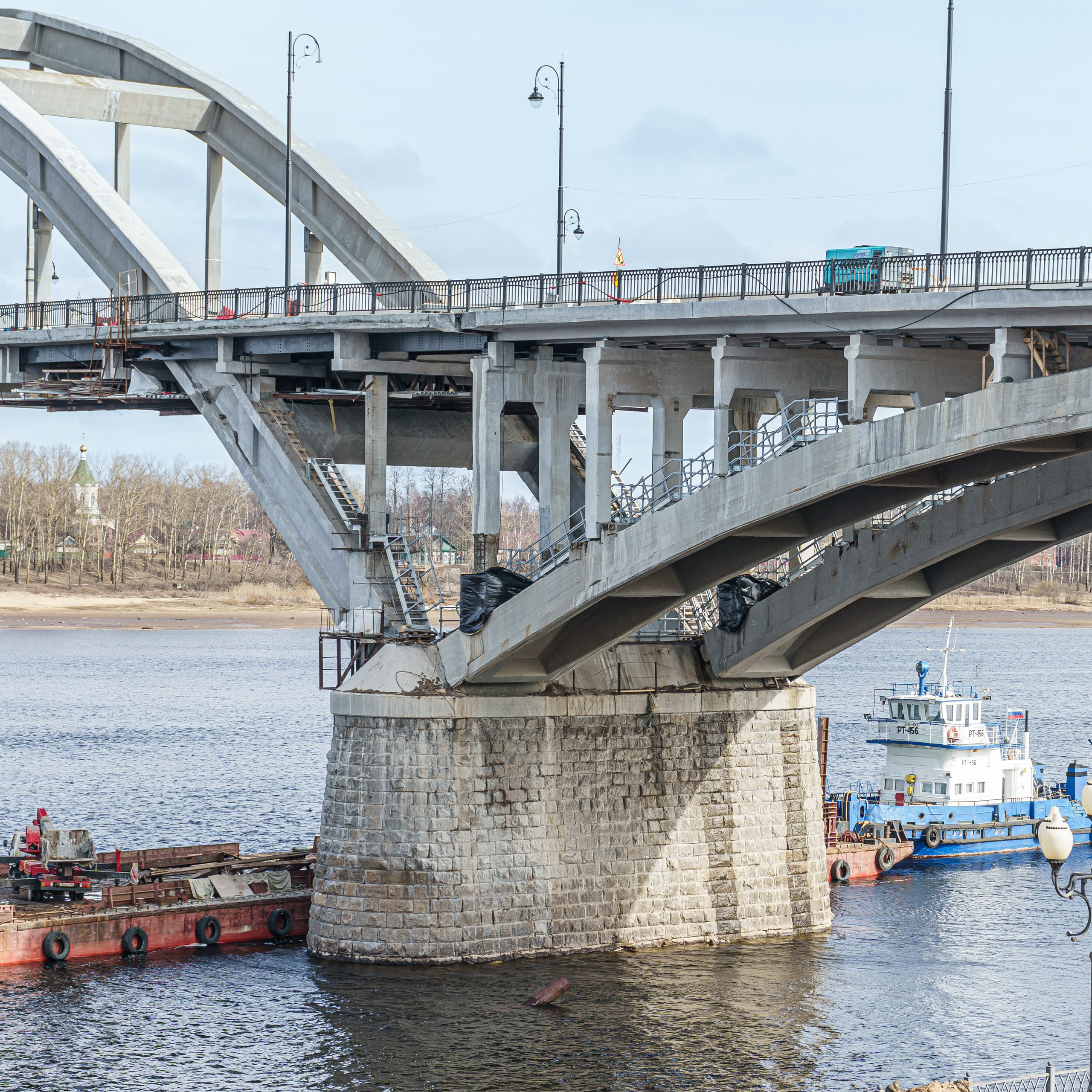 Волжский мост, рыбинск. Интерьерная съемка в Ярославле, Москве, Санкт-Петербурге