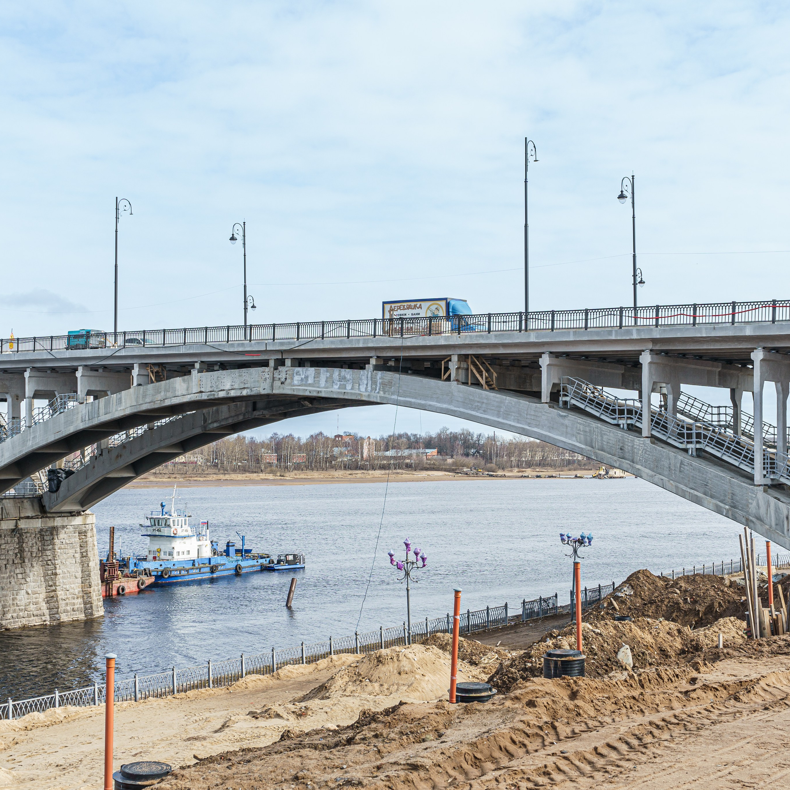 Волжский мост, рыбинск. Интерьерная съемка в Ярославле, Москве, Санкт-Петербурге