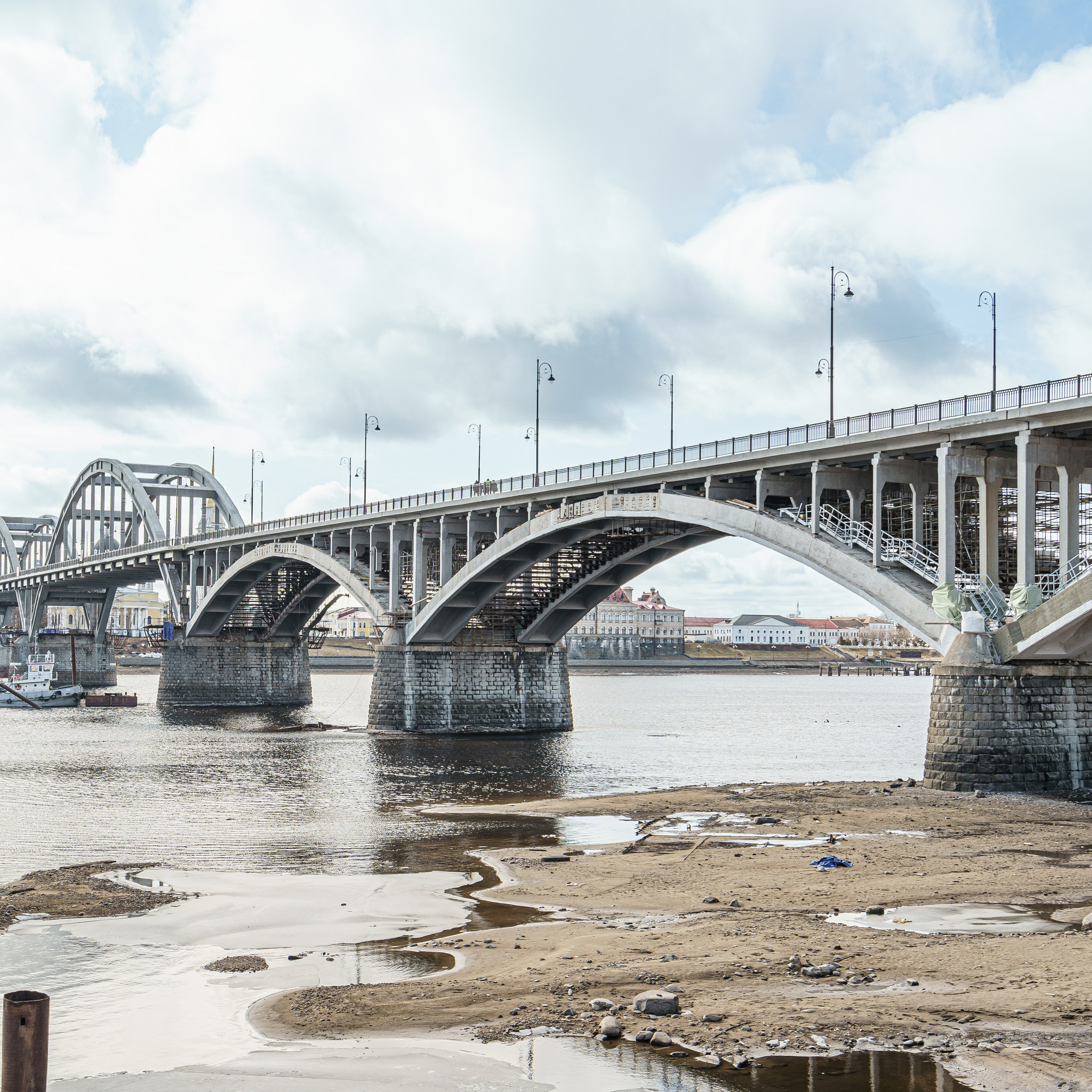 Волжский мост, рыбинск. Интерьерная съемка в Ярославле, Москве, Санкт-Петербурге