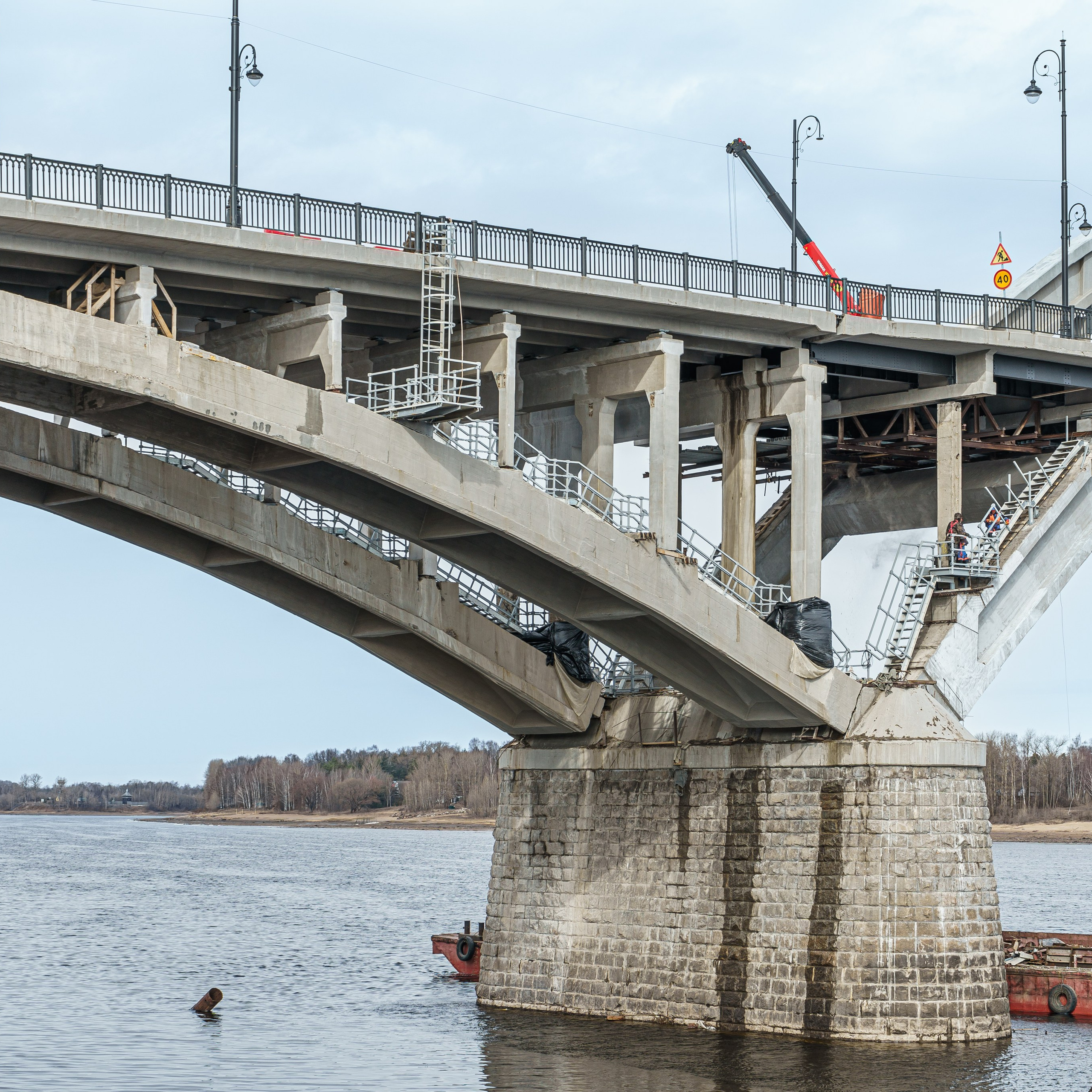 Волжский мост, рыбинск. Интерьерная съемка в Ярославле, Москве, Санкт-Петербурге