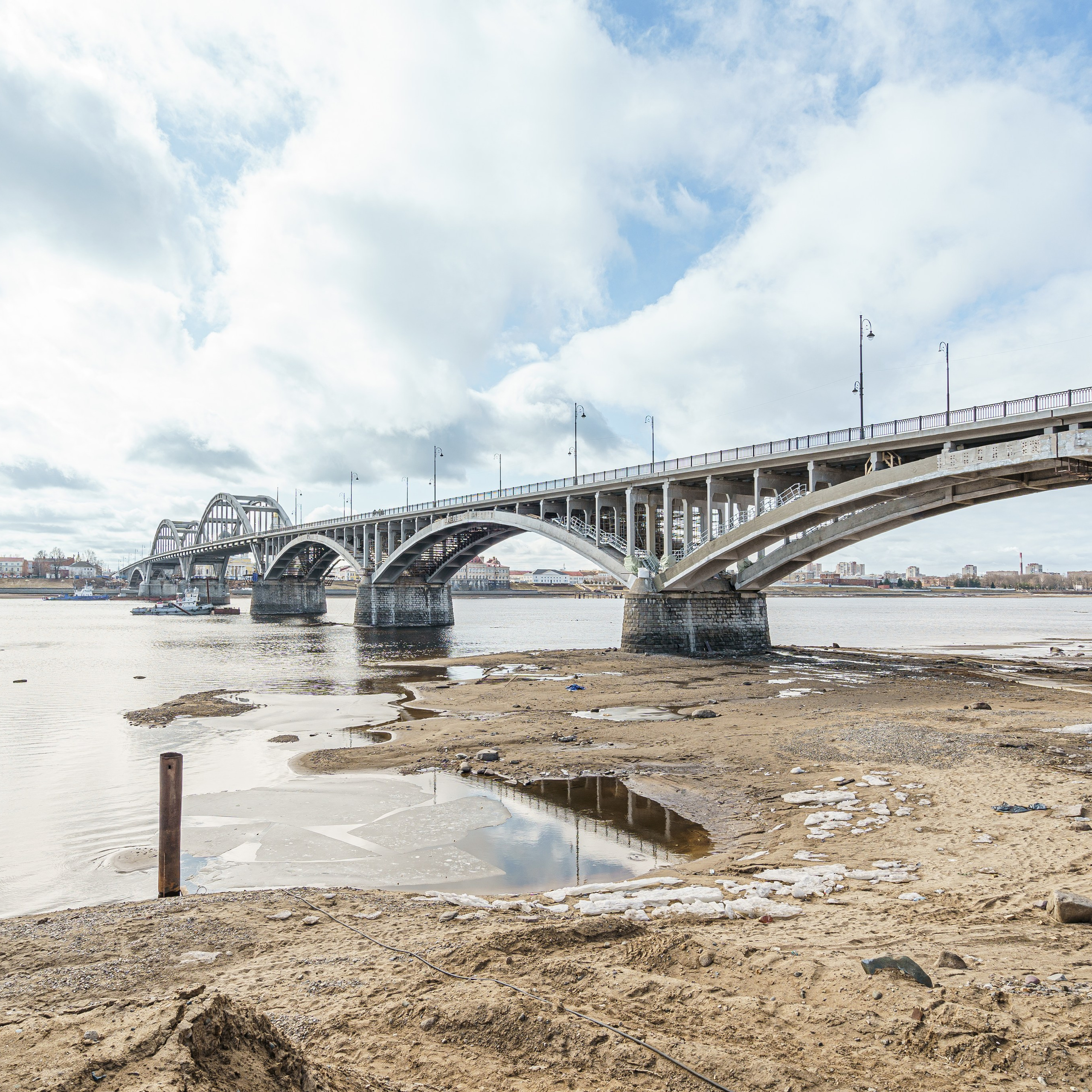 Волжский мост, рыбинск. Интерьерная съемка в Ярославле, Москве, Санкт-Петербурге