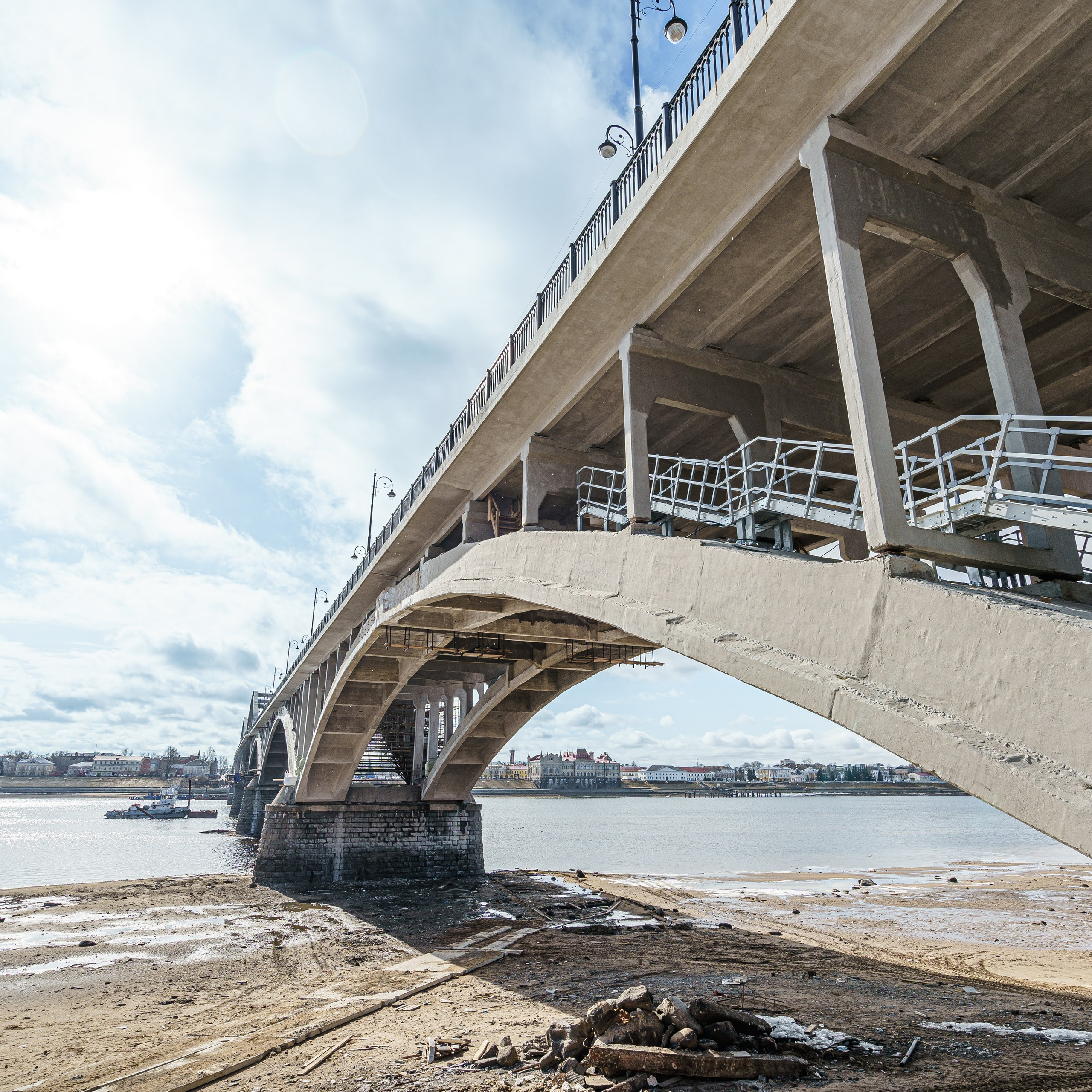 Волжский мост, рыбинск. Интерьерная съемка в Ярославле, Москве, Санкт-Петербурге