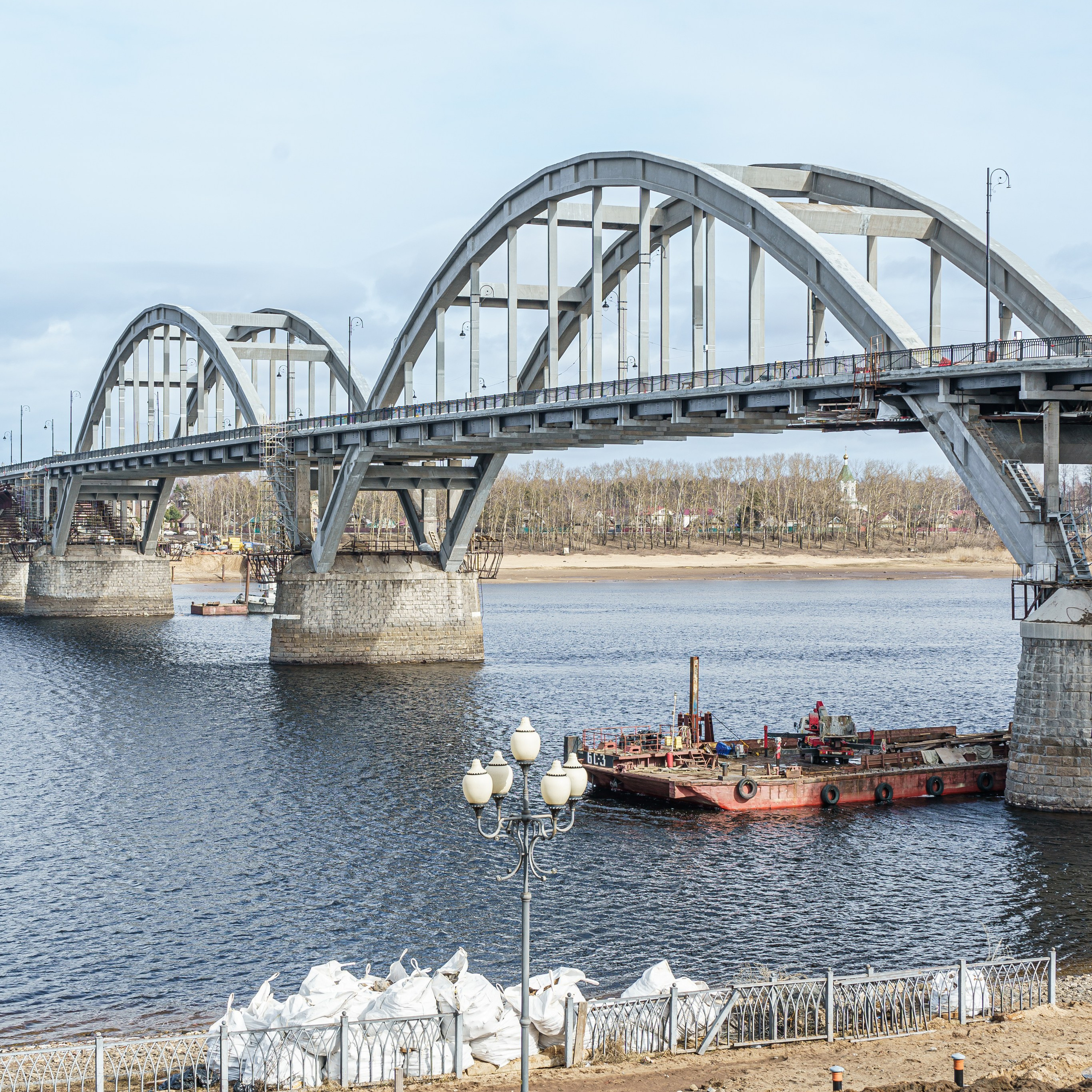 Волжский мост, рыбинск. Интерьерная съемка в Ярославле, Москве, Санкт-Петербурге