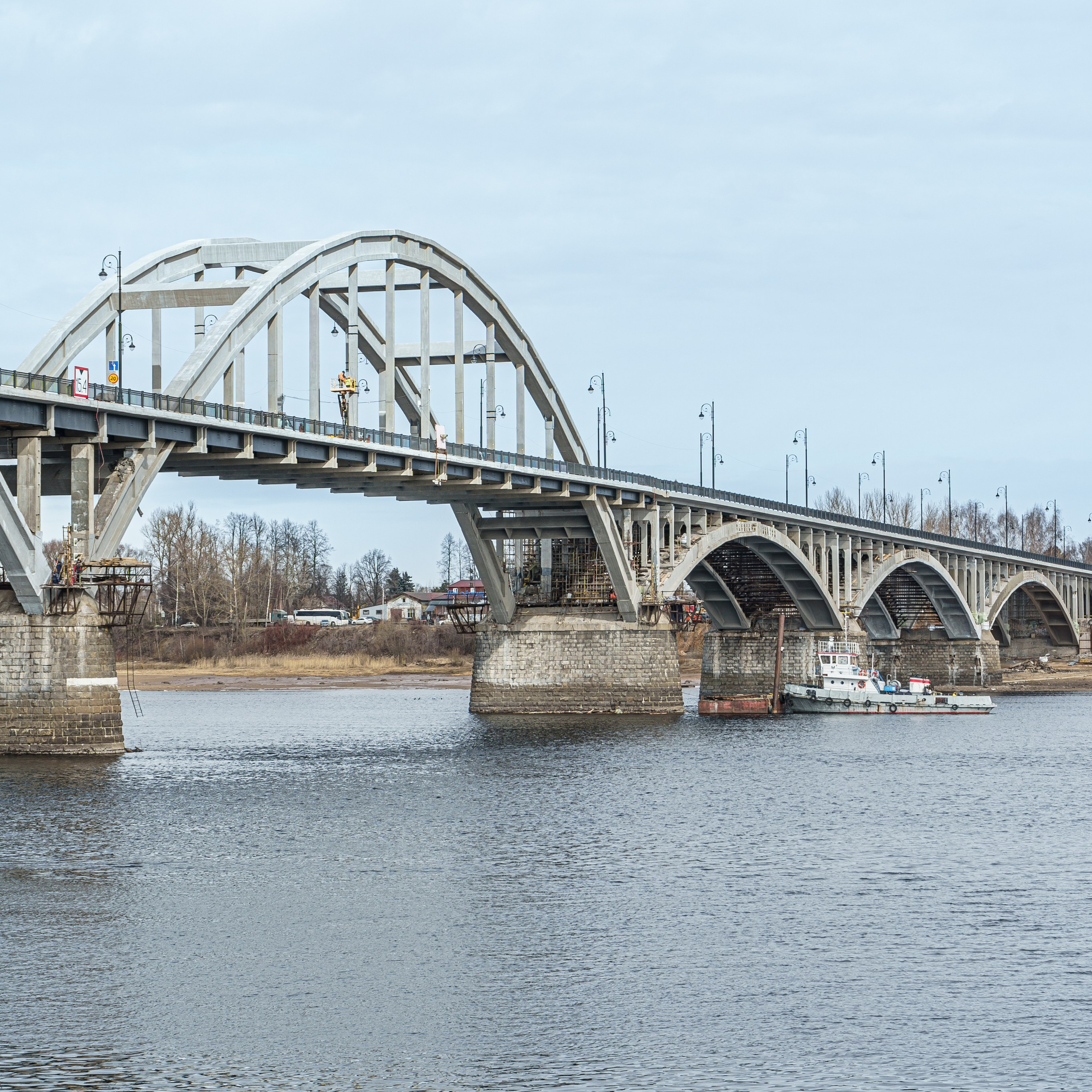 Волжский мост, рыбинск. Интерьерная съемка в Ярославле, Москве, Санкт-Петербурге