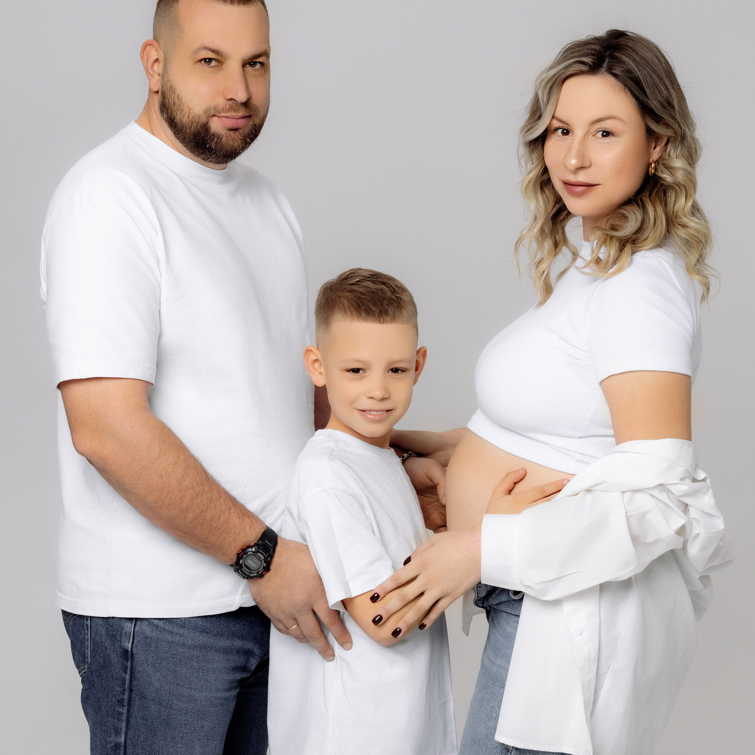 Фотосессия беременности в студии