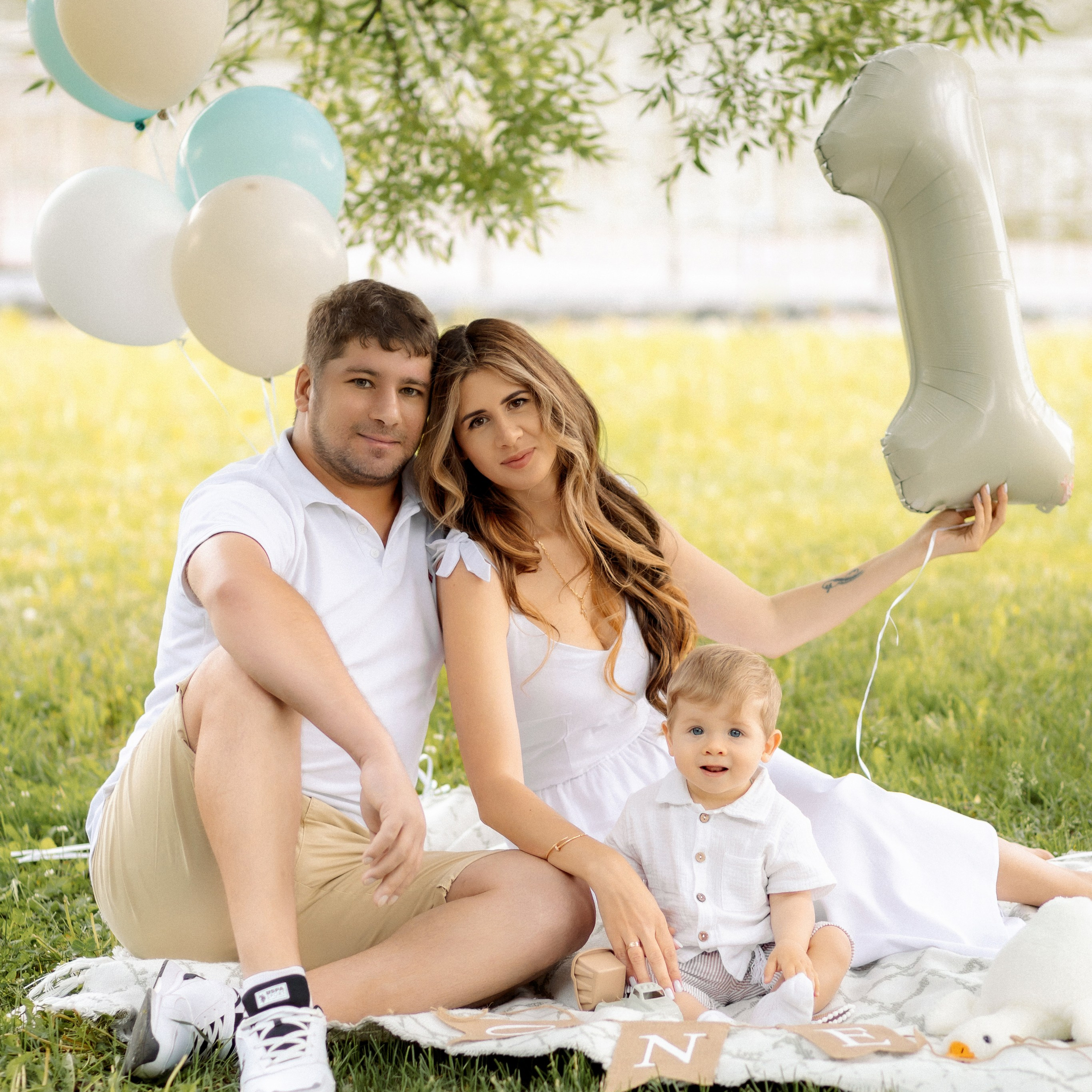 1 годик, фотосессия на природе