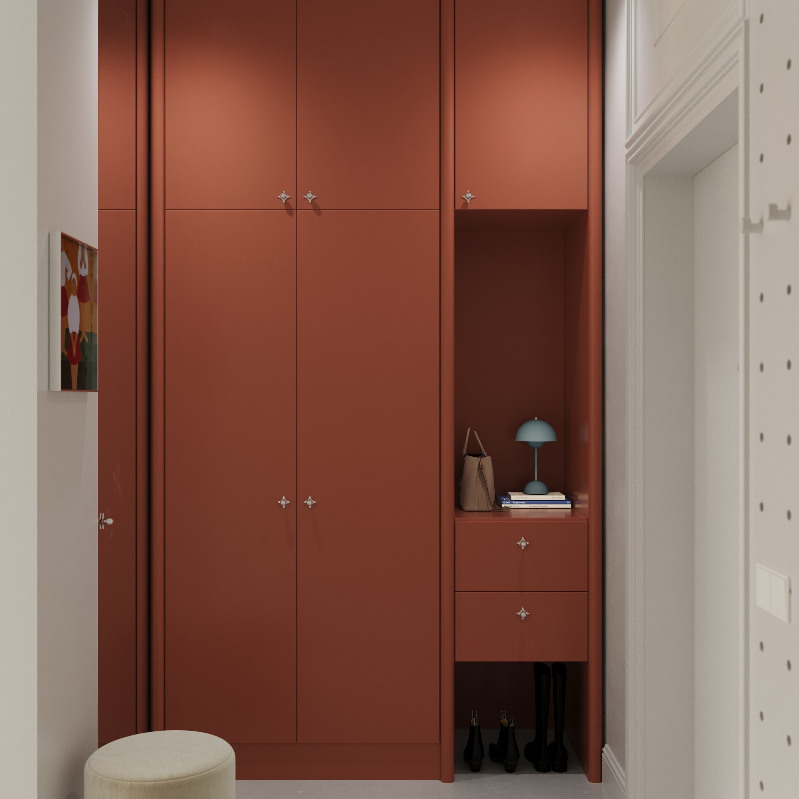 Interior design project of modern apartment (residential complex Vavilov Dom). KSYUSCHENKA — Interior design practice